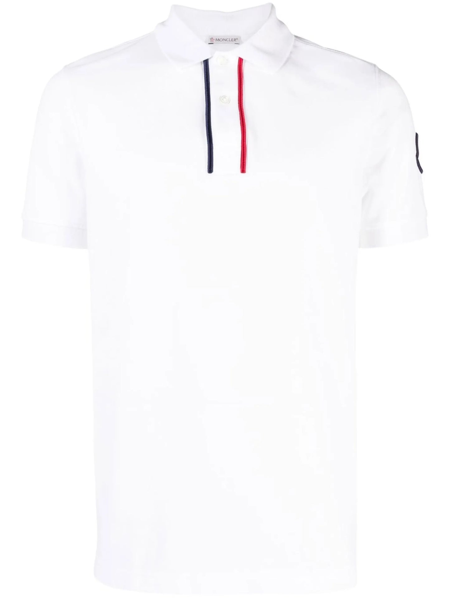 logo-patch short-sleeve polo shirt