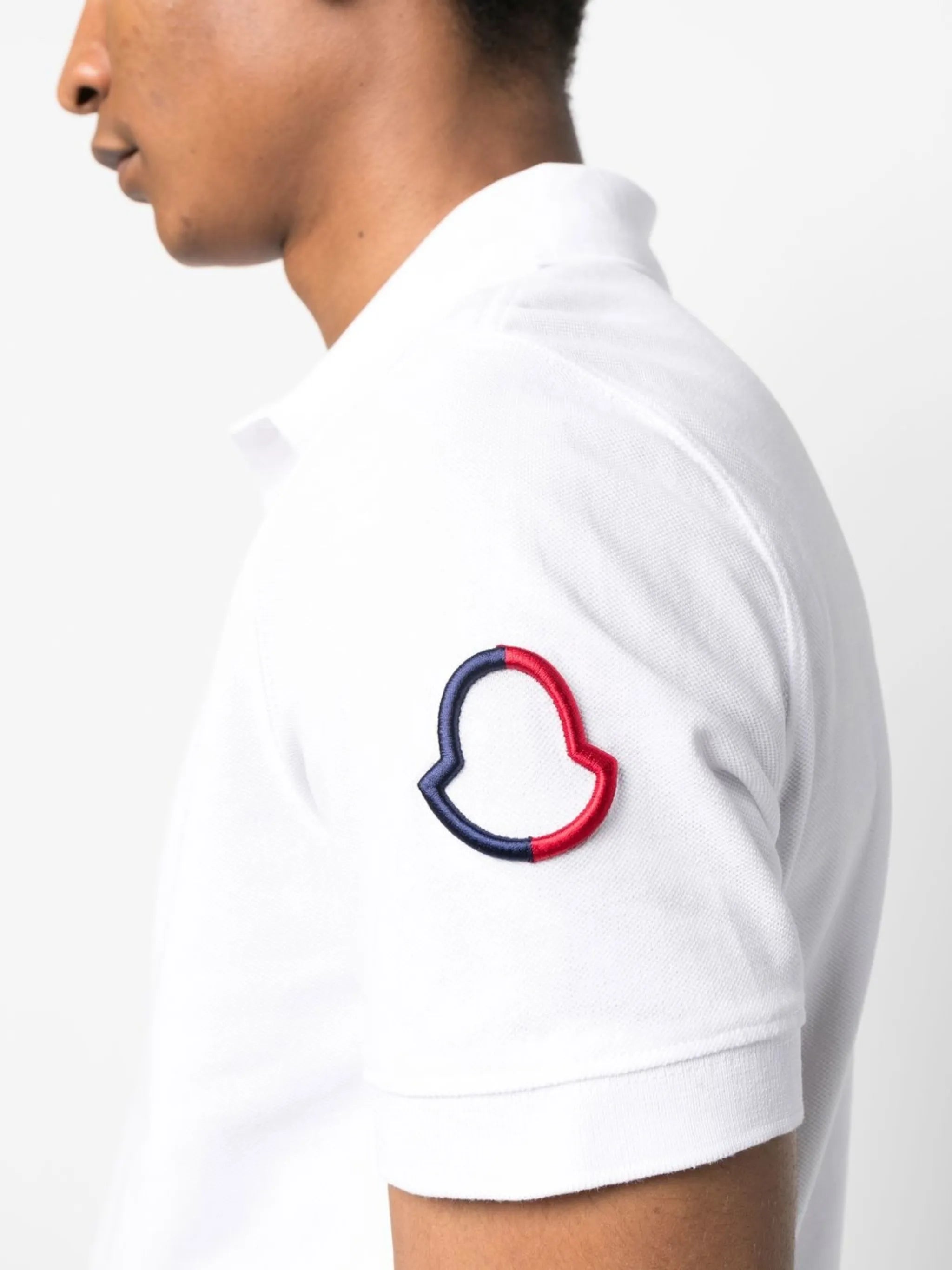 logo-patch short-sleeve polo shirt