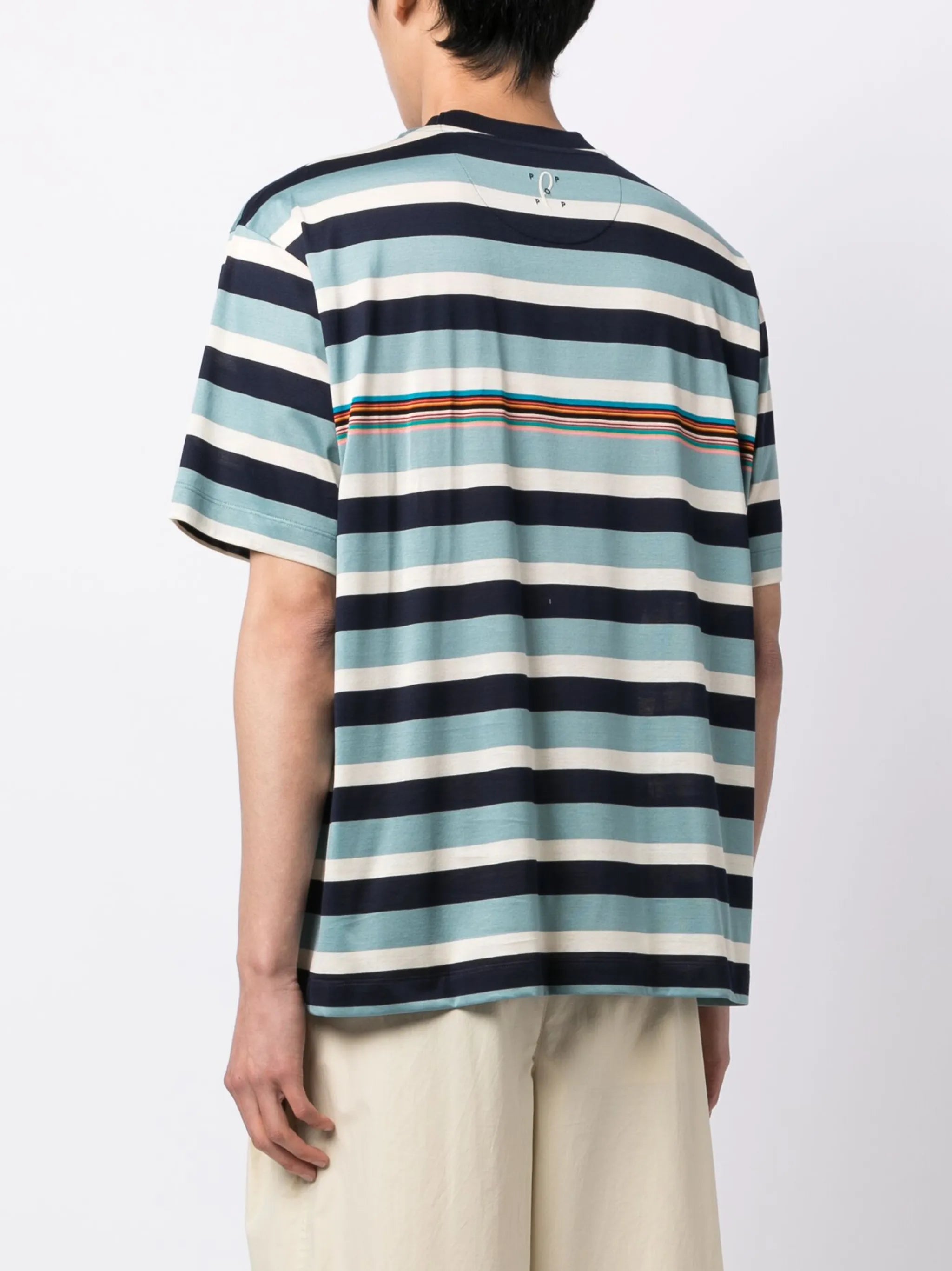 striped cotton T-shirt