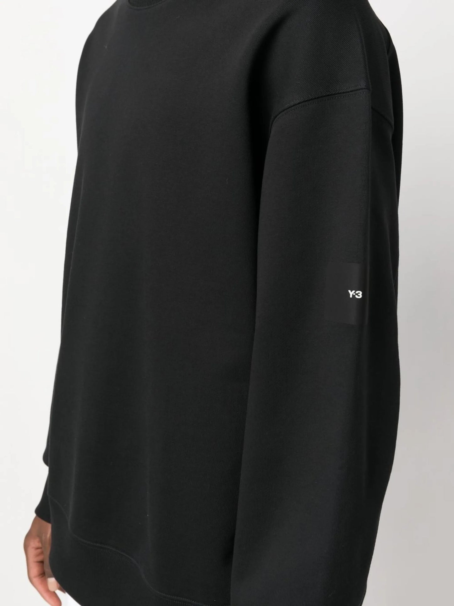 logo print crew neck sweatshirt