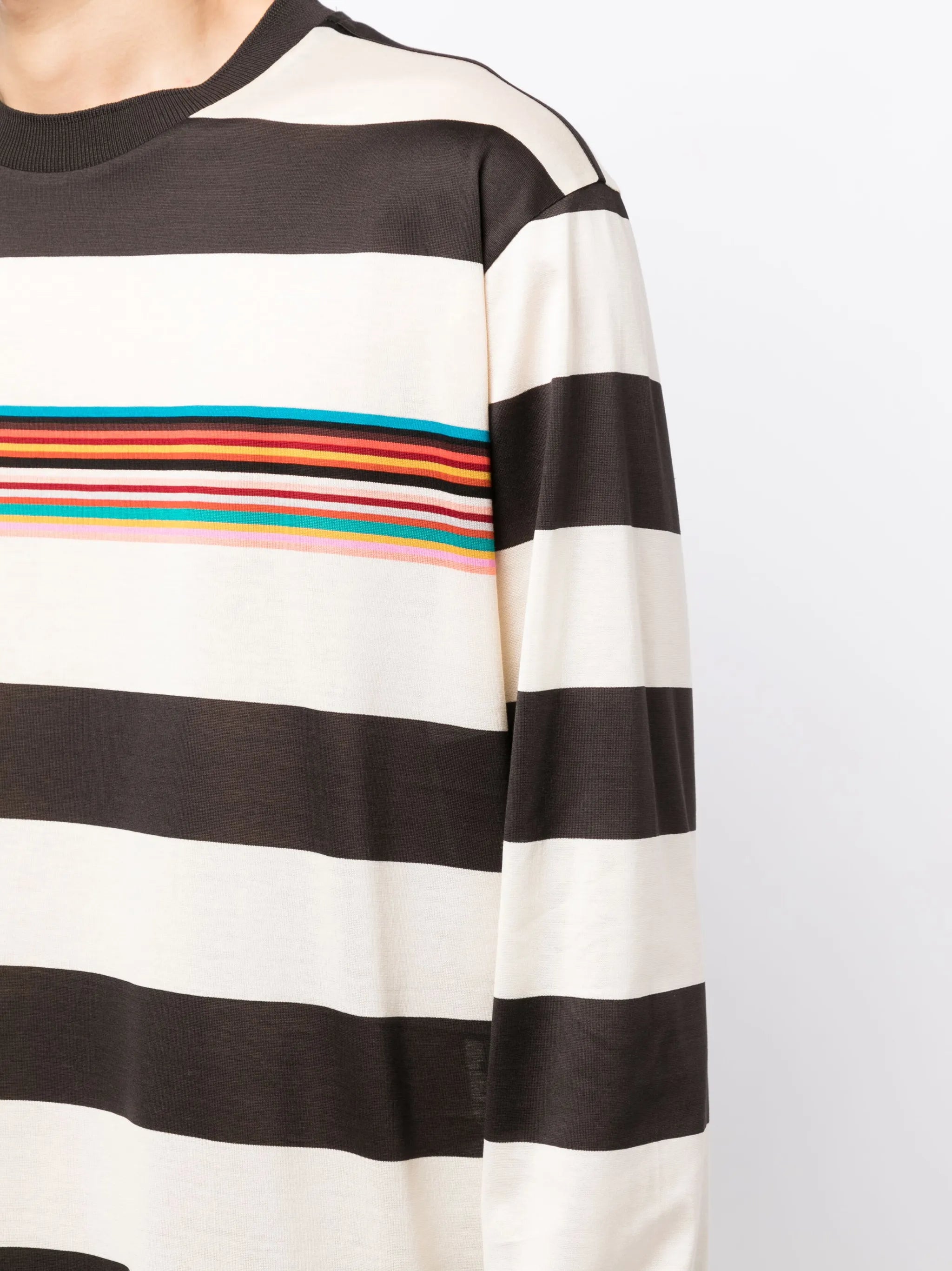 striped long-sleeve T-shirt