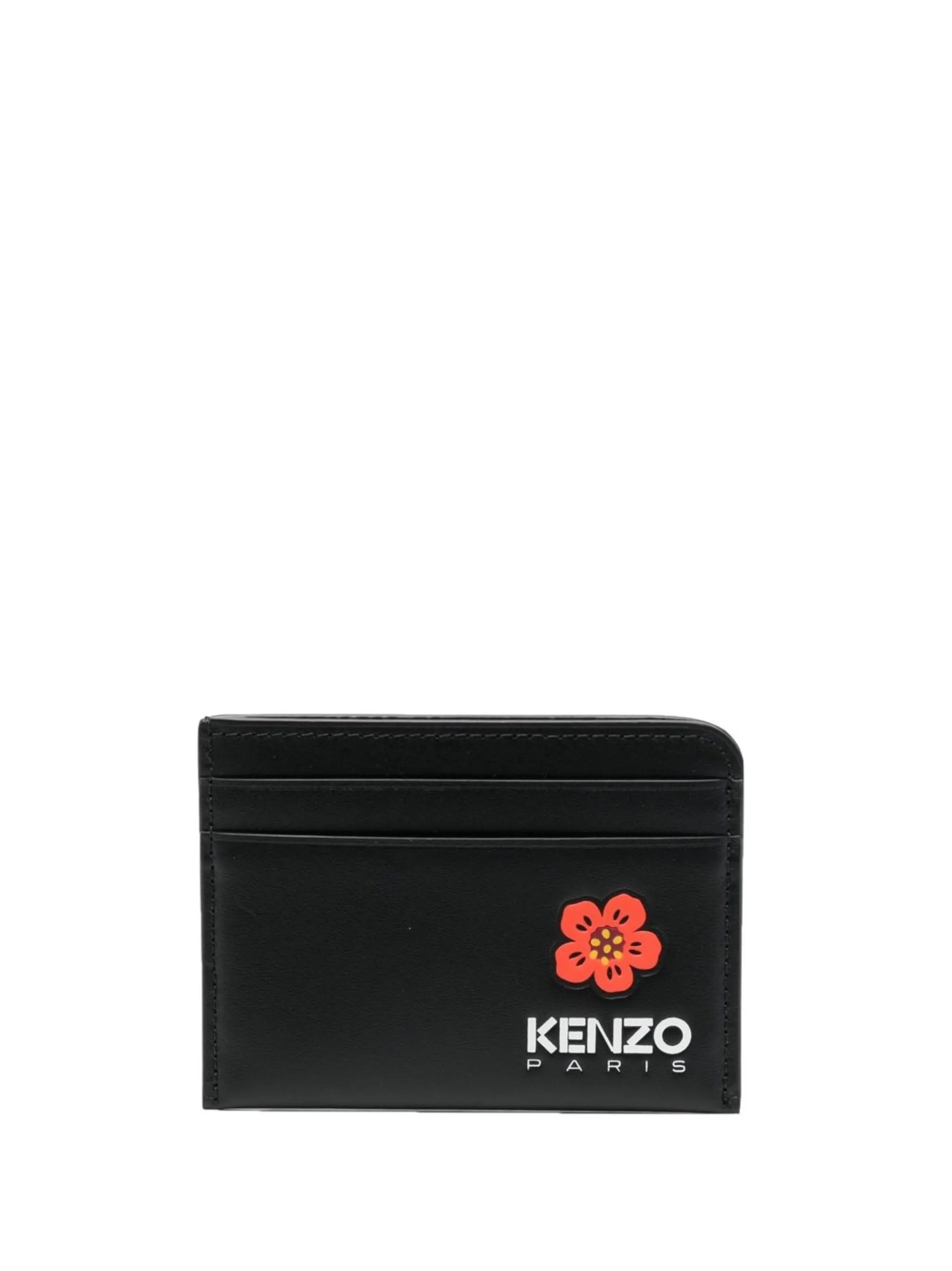 logo-print cardholder