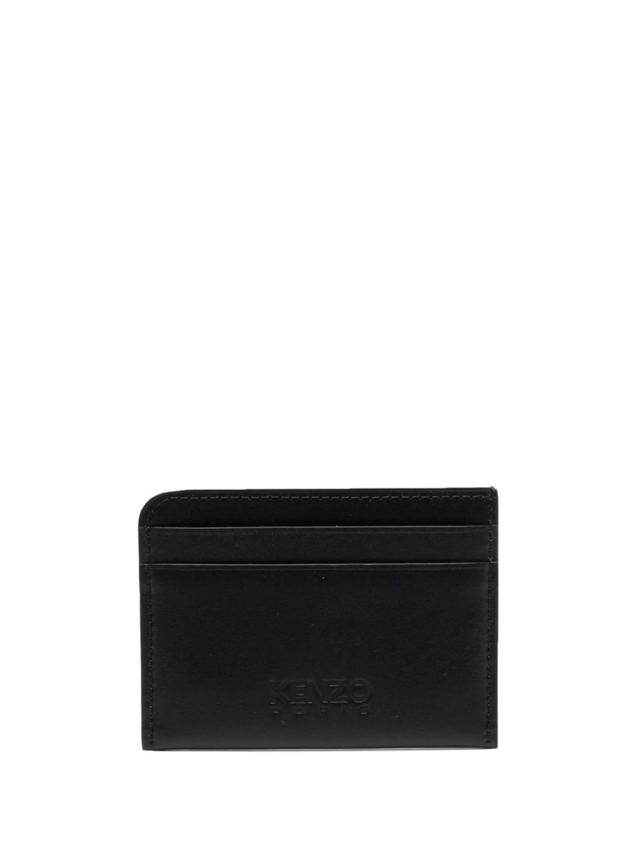 logo-print cardholder