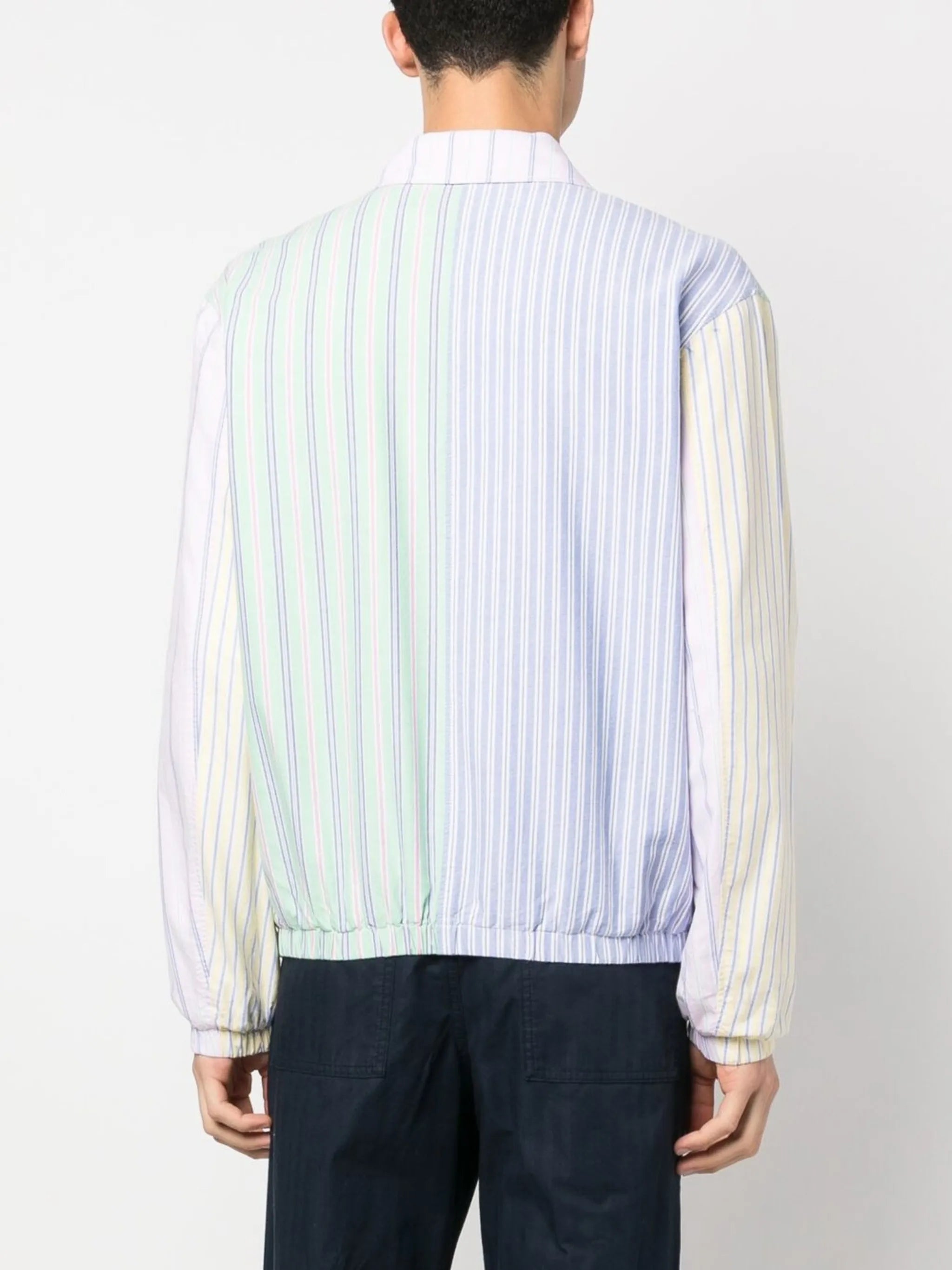 Bayport striped zip-up jacket