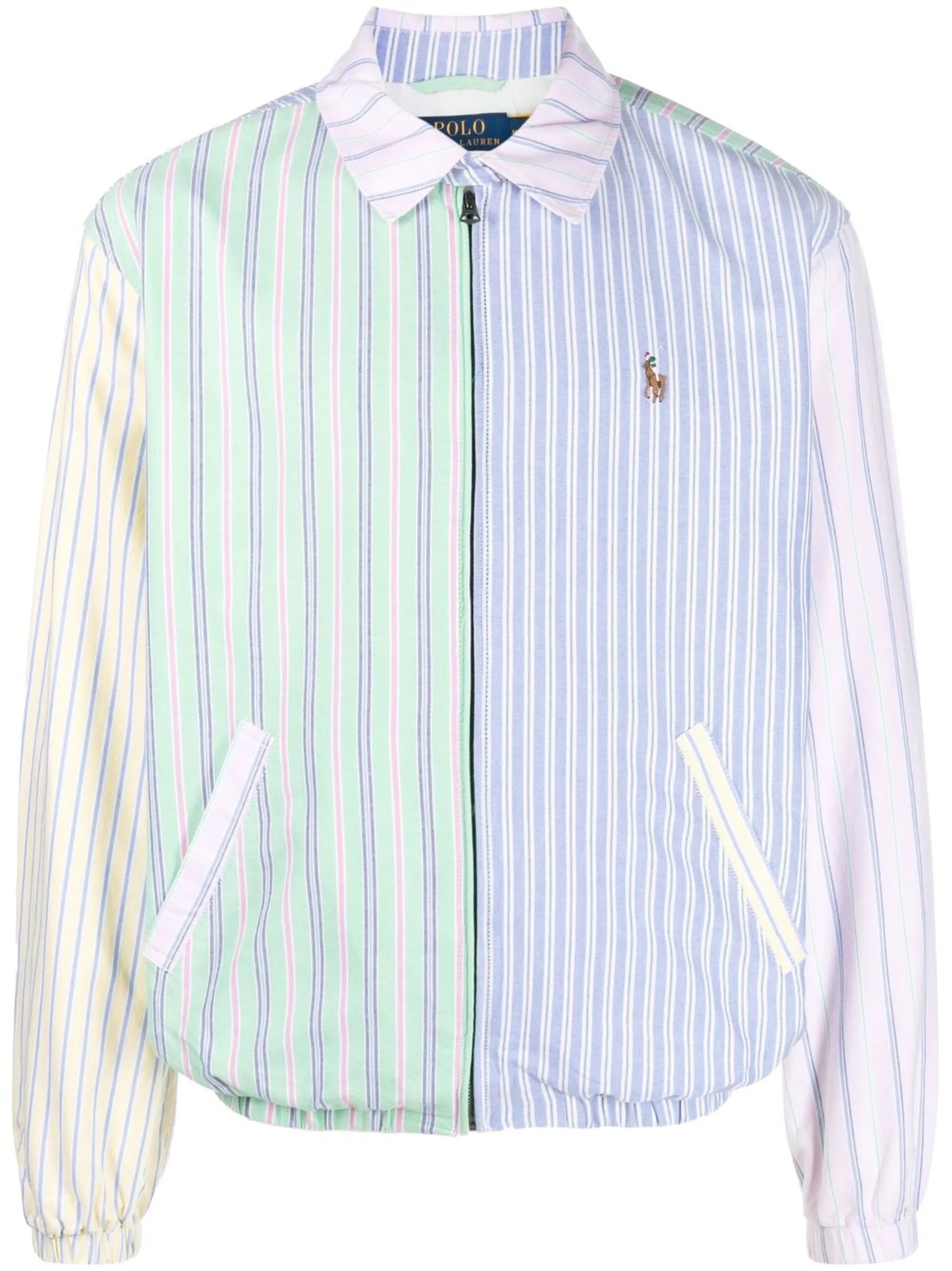 Bayport striped zip-up jacket