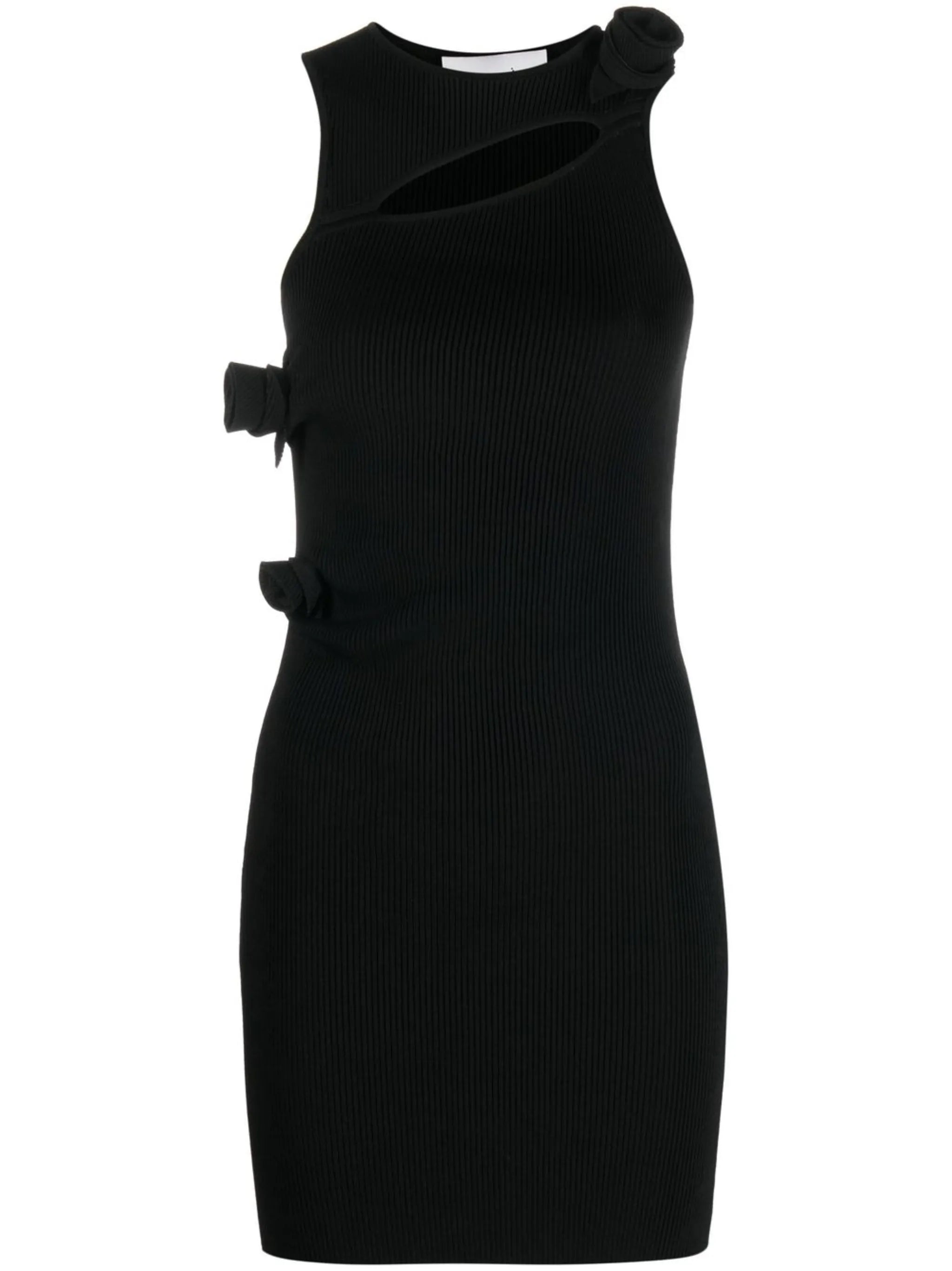 cut-out detail mini dress