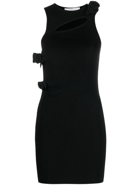 cut-out detail mini dress