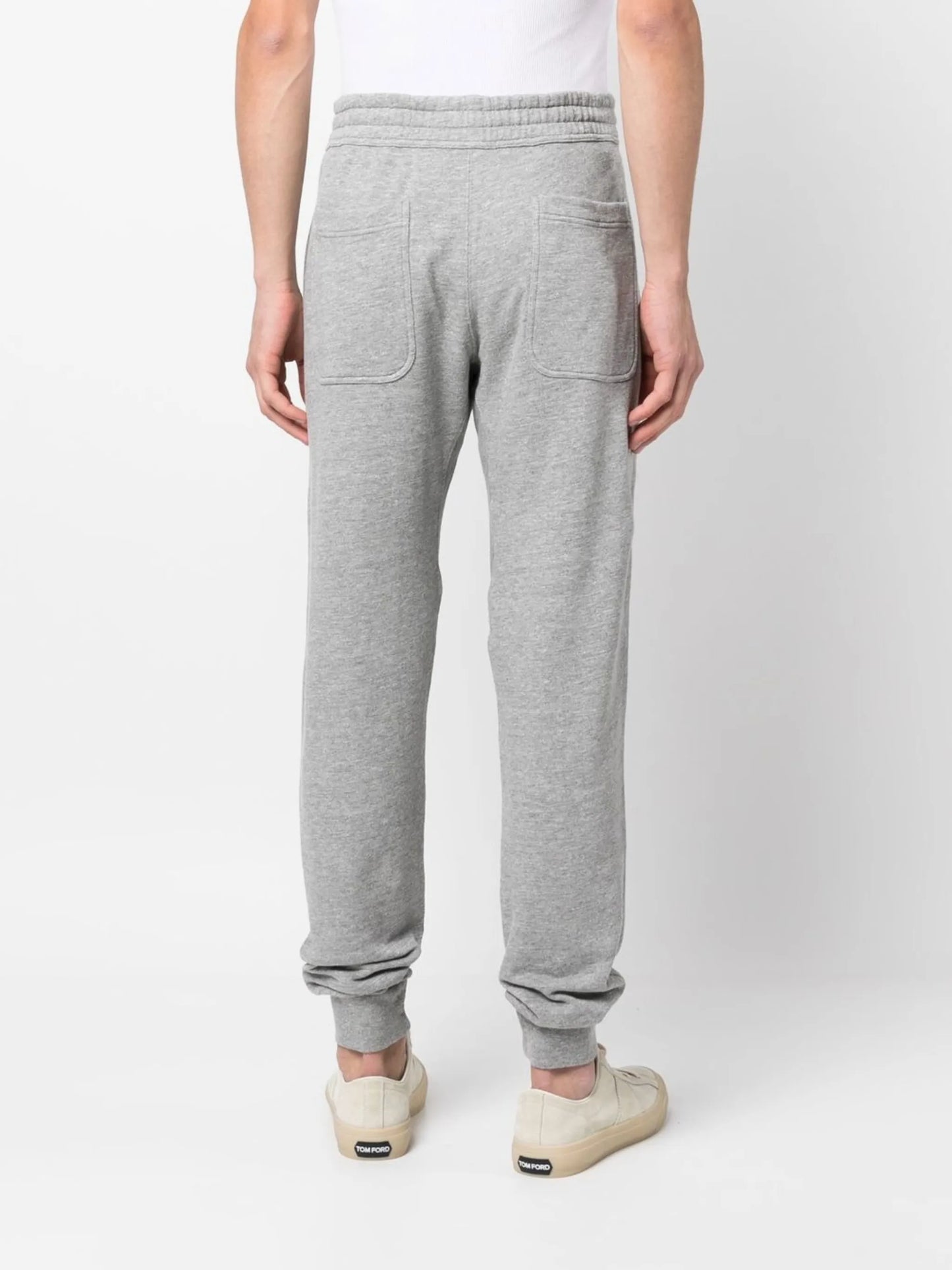 drawstring-fastening track pants