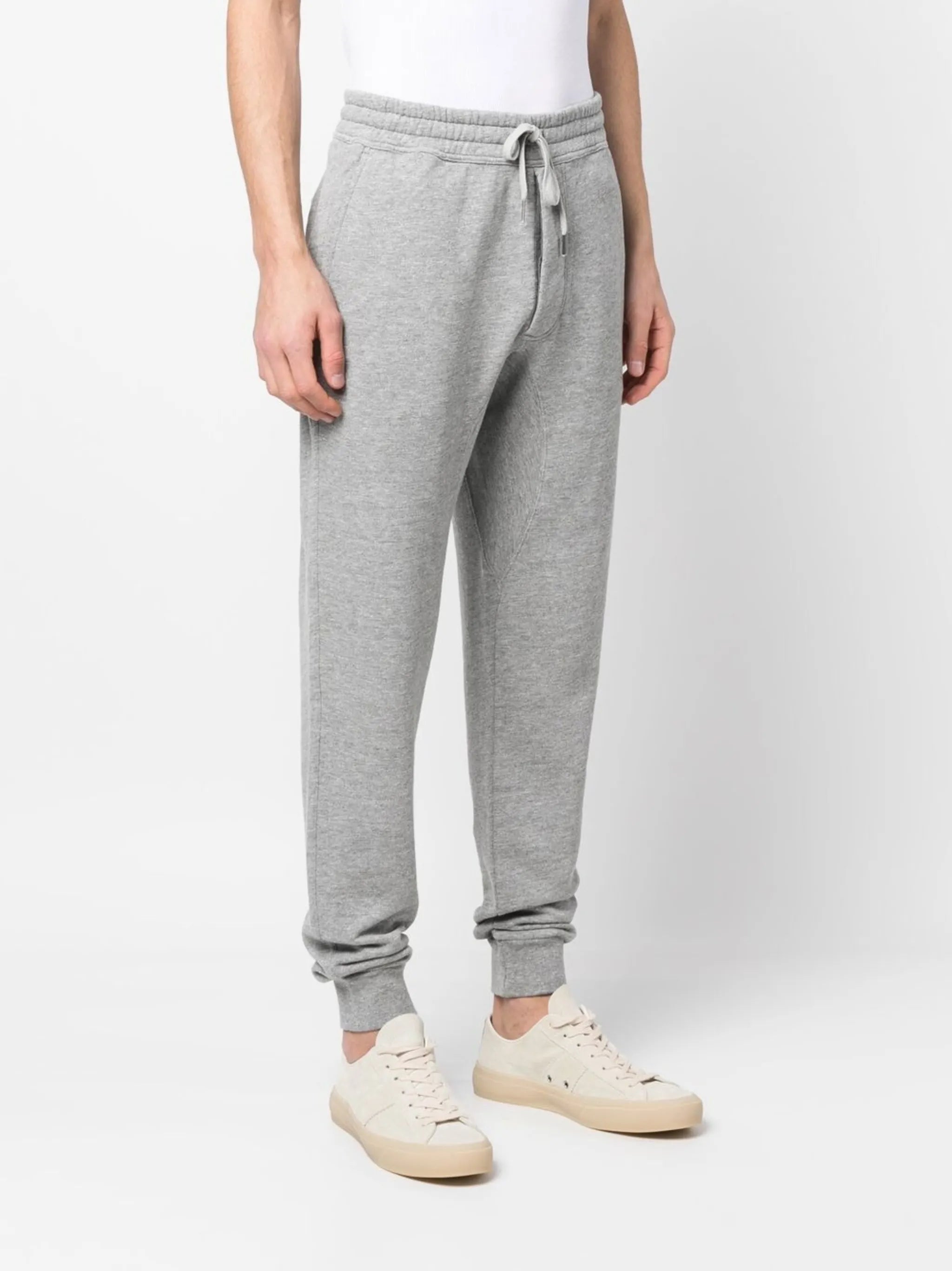 drawstring-fastening track pants