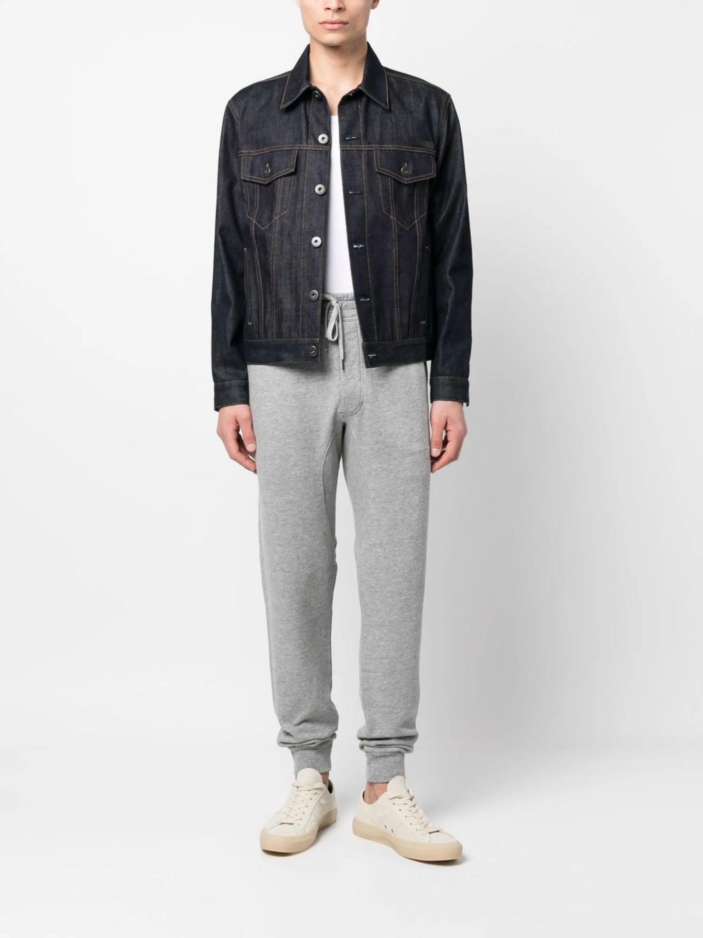 drawstring-fastening track pants