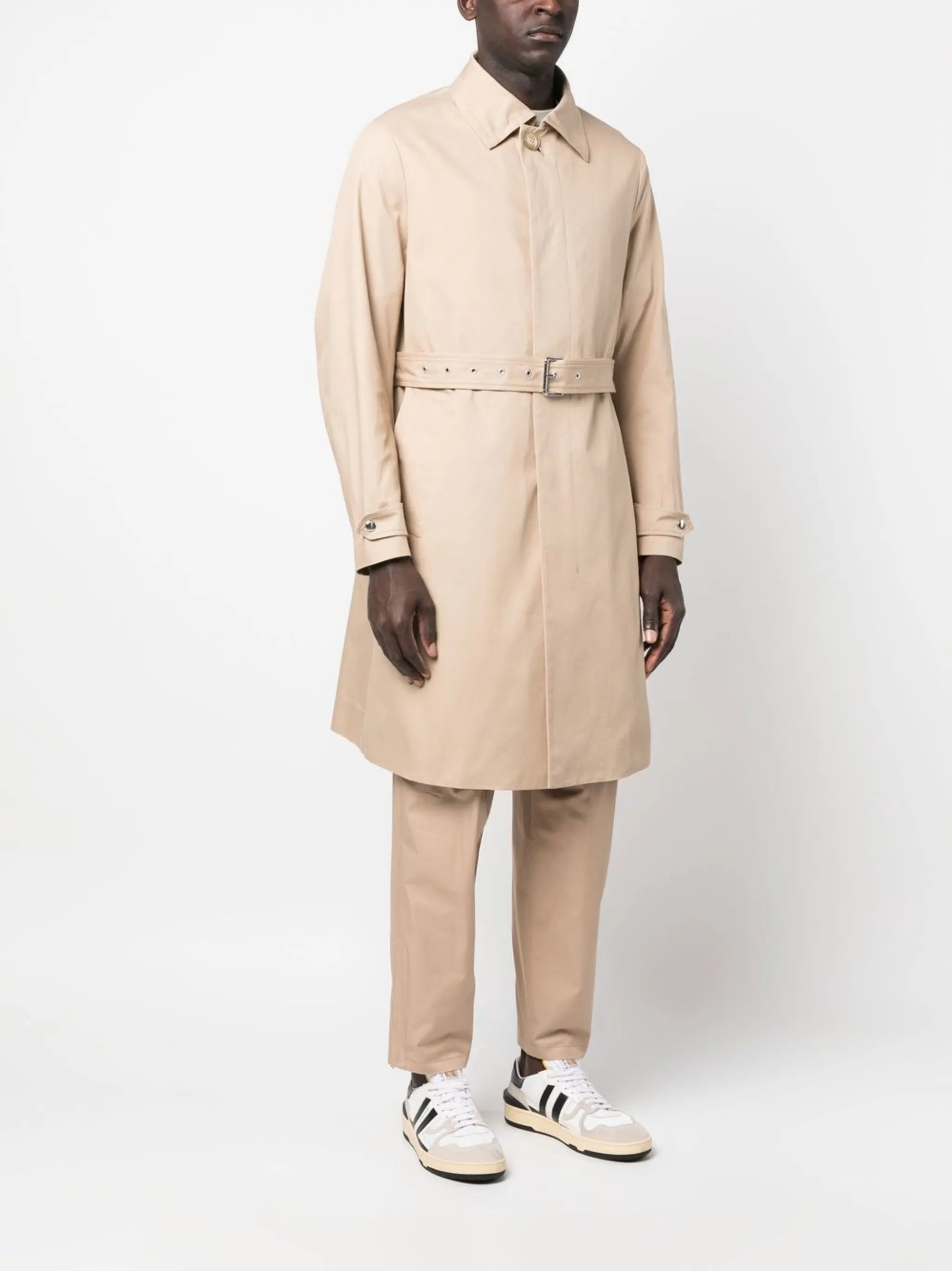 belted trench coat