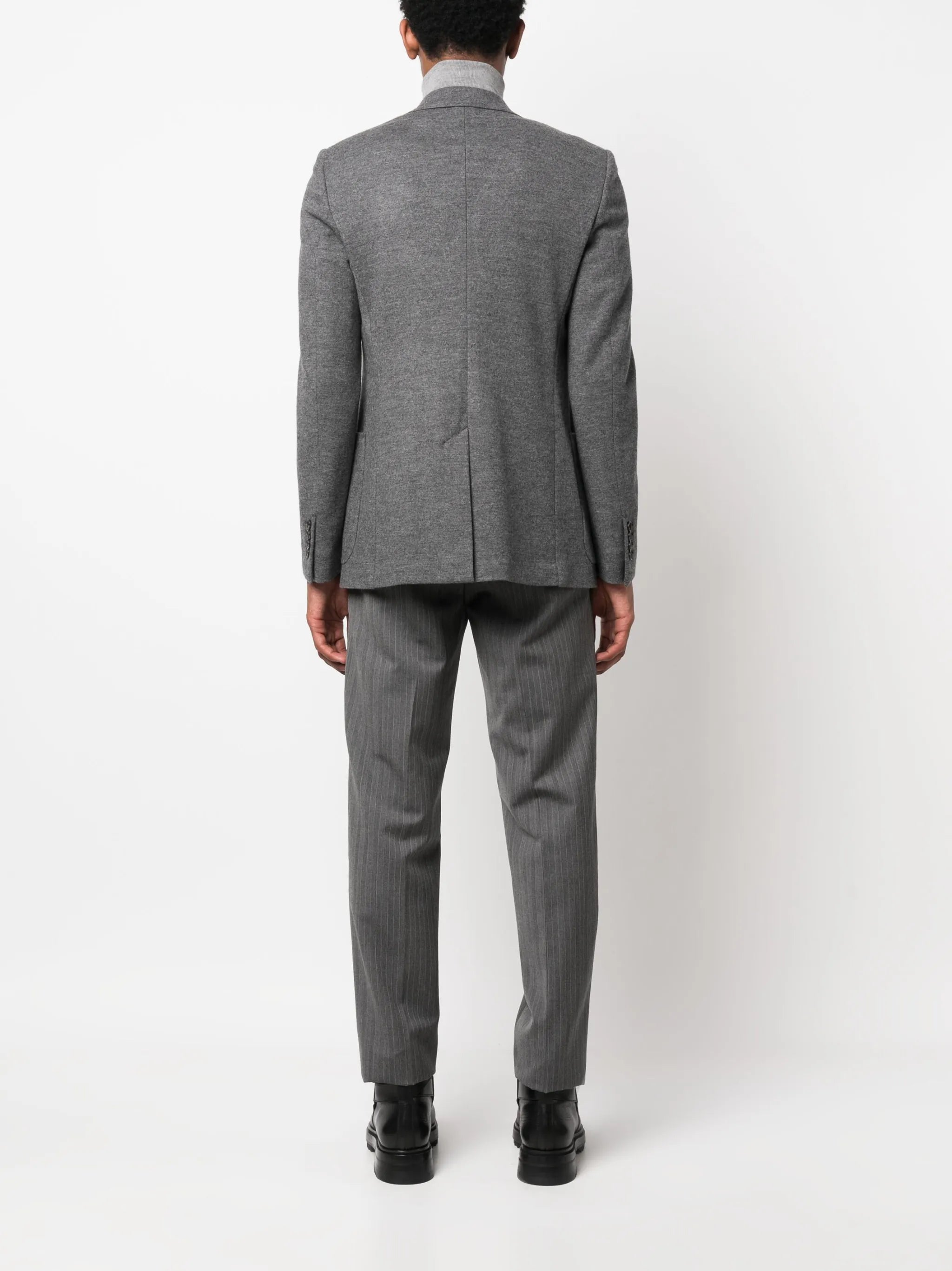 single-breasted virgin-wool suit jacket