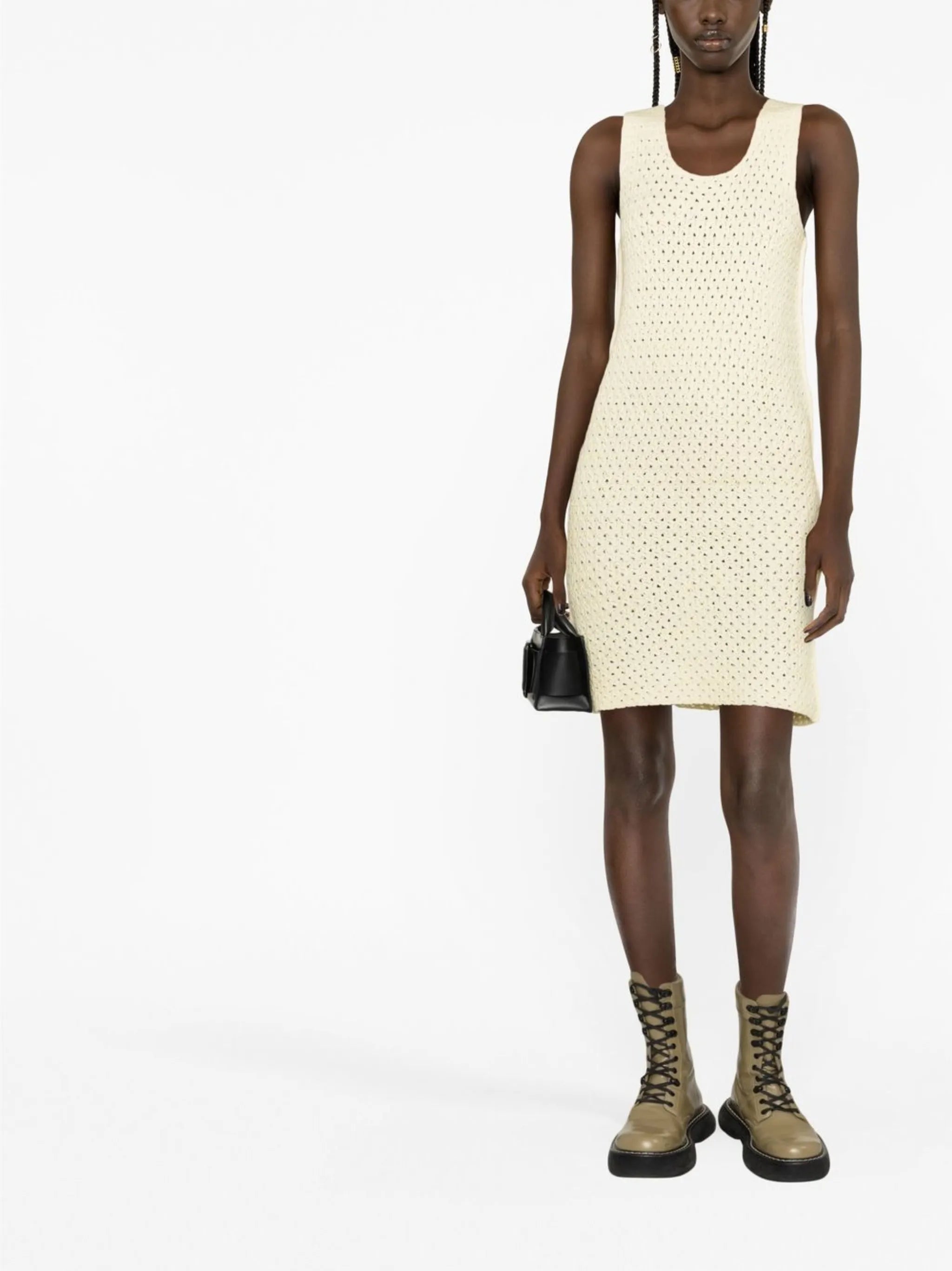open-knit minidress