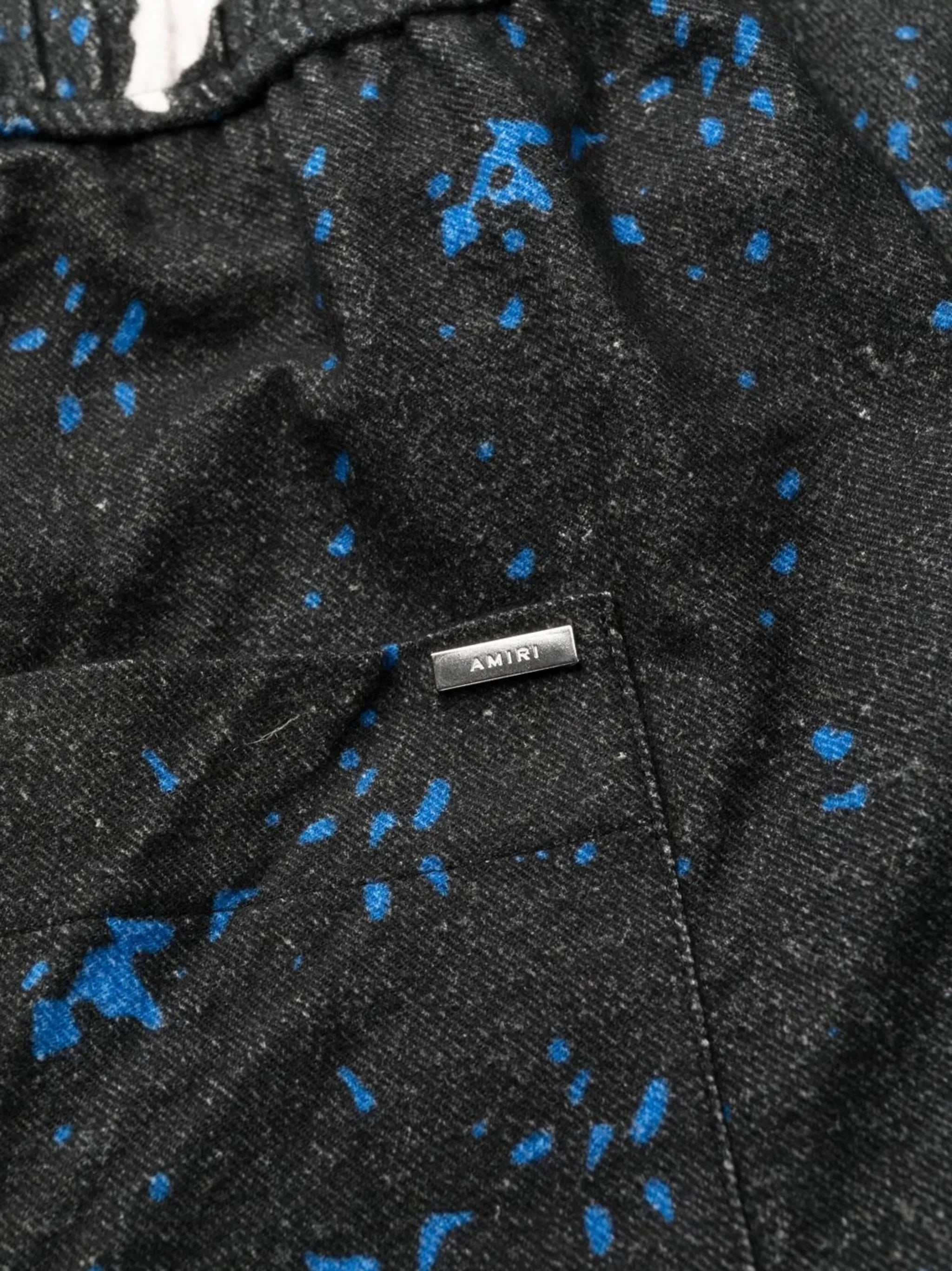 graphic-print trousers