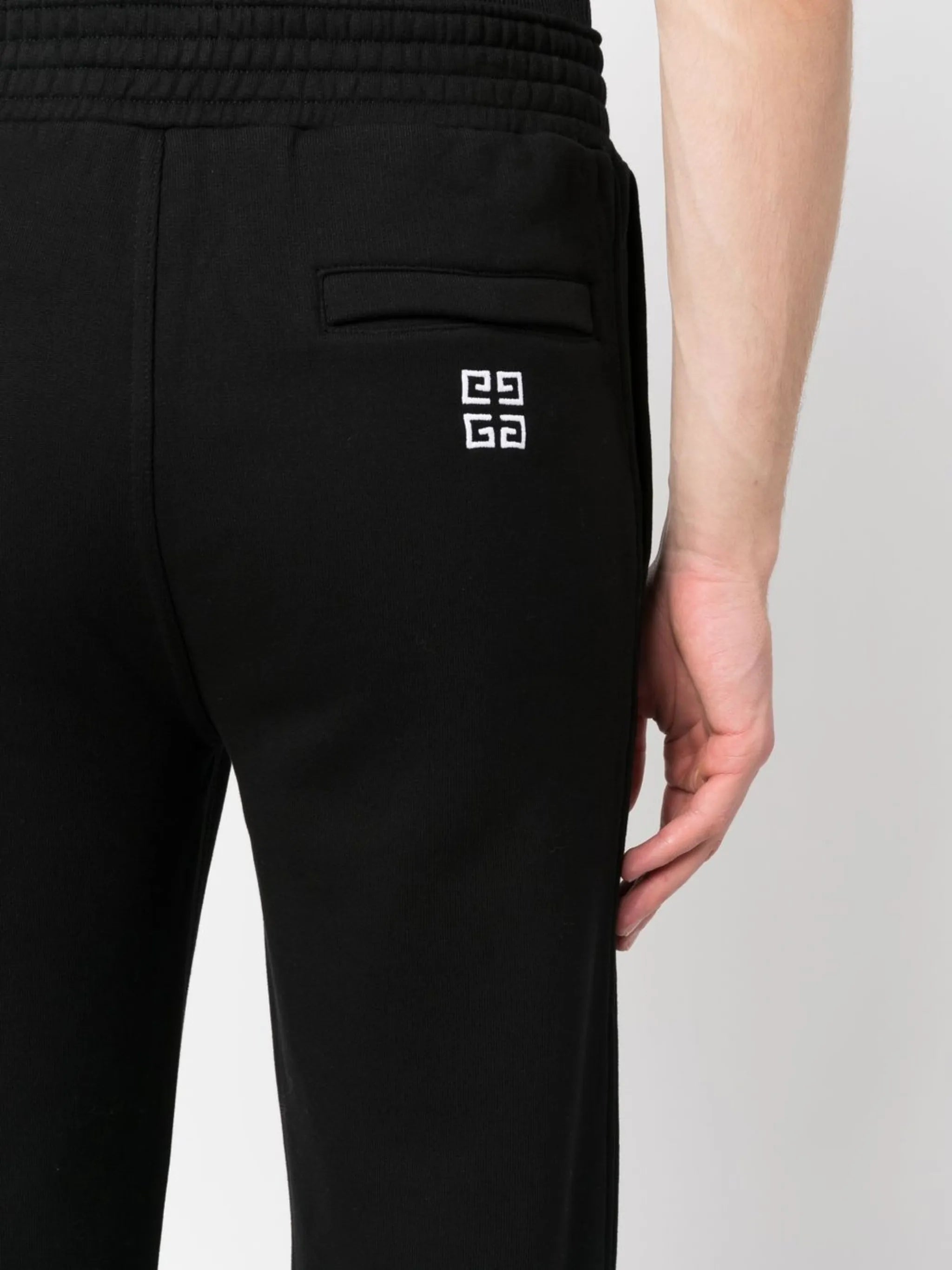 logo-embroidered tapered sweatpants