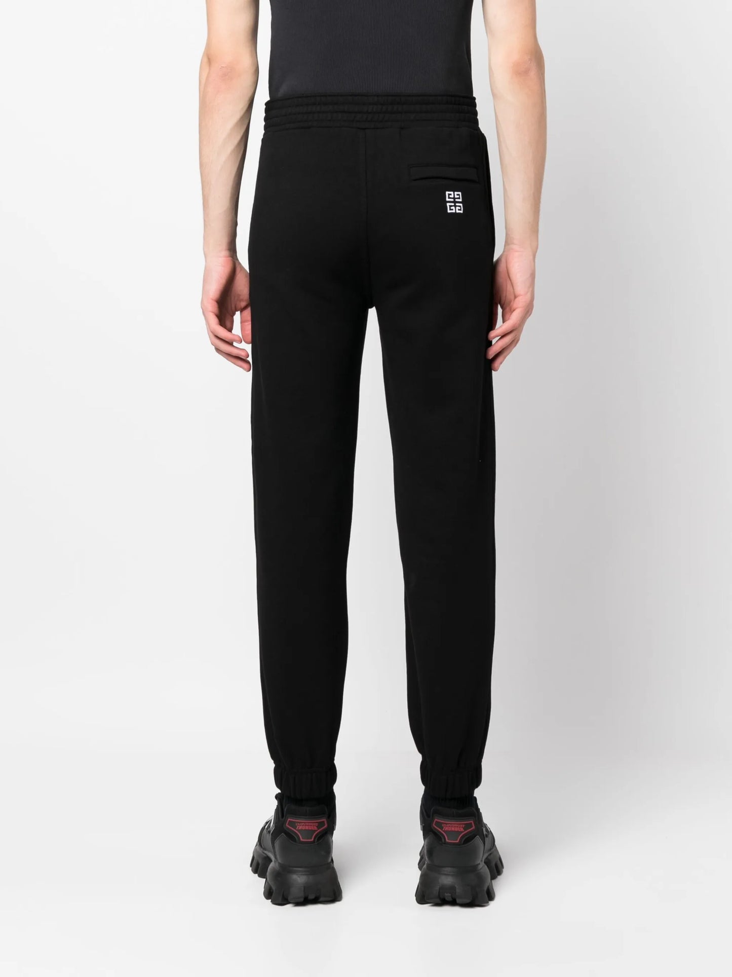 logo-embroidered tapered sweatpants