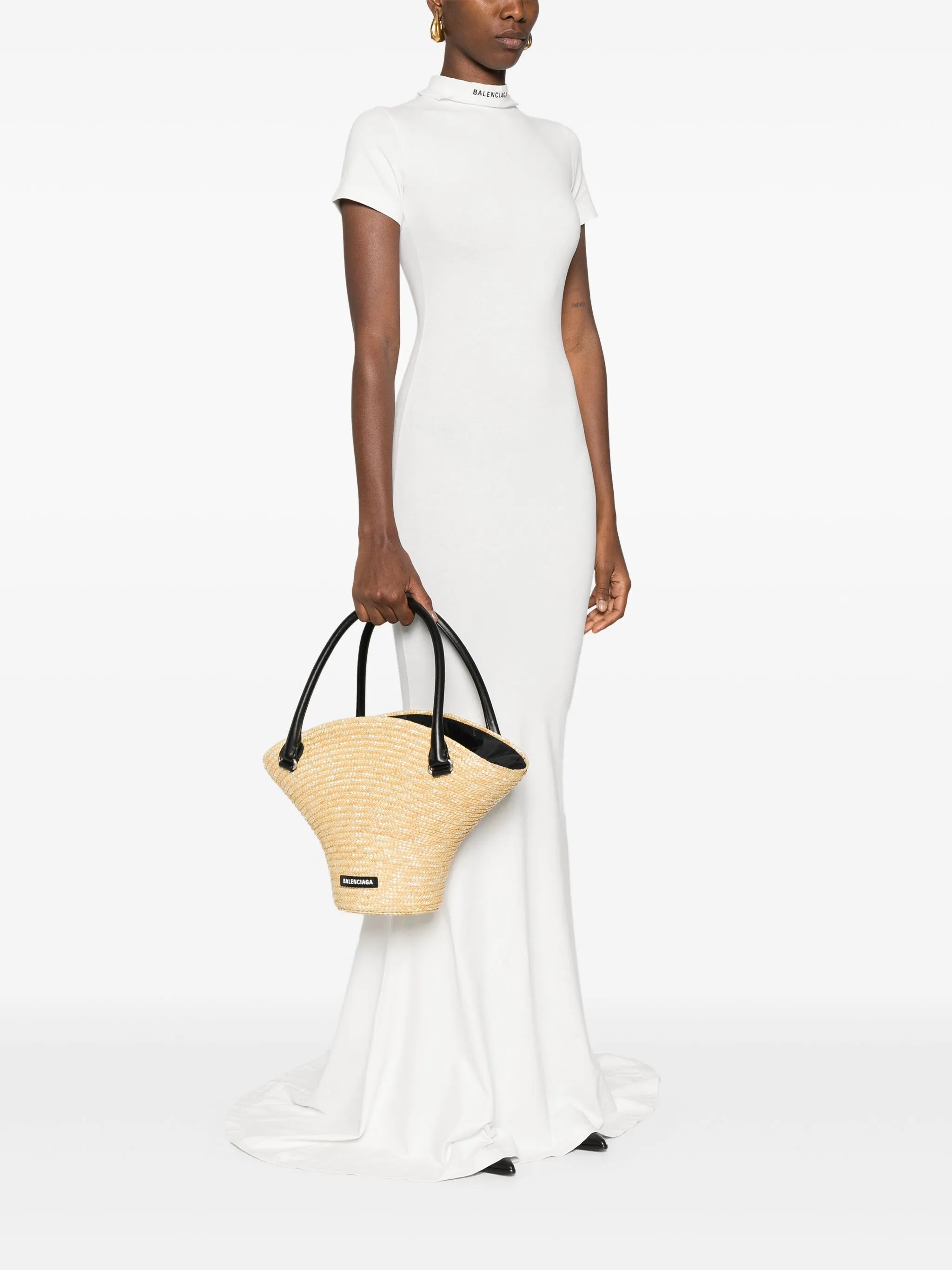 medium straw tote bag