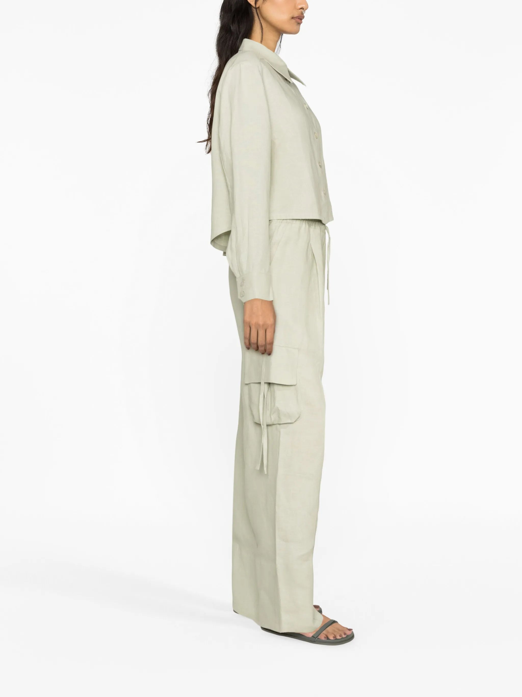 Safari linen blouse