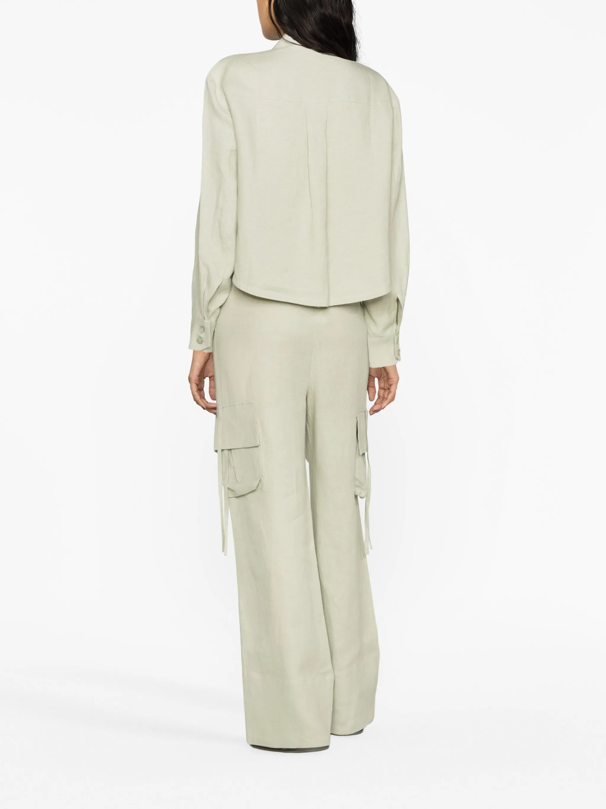 Safari linen blouse