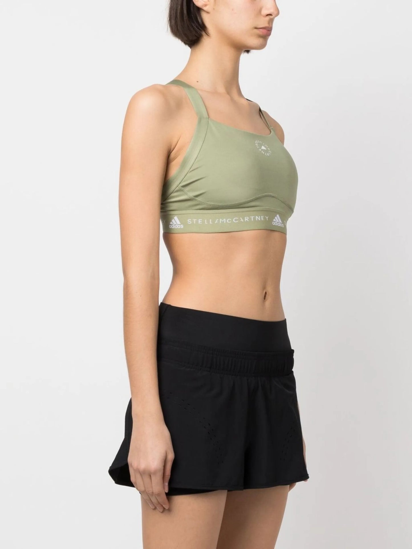 logo-band sports bra
