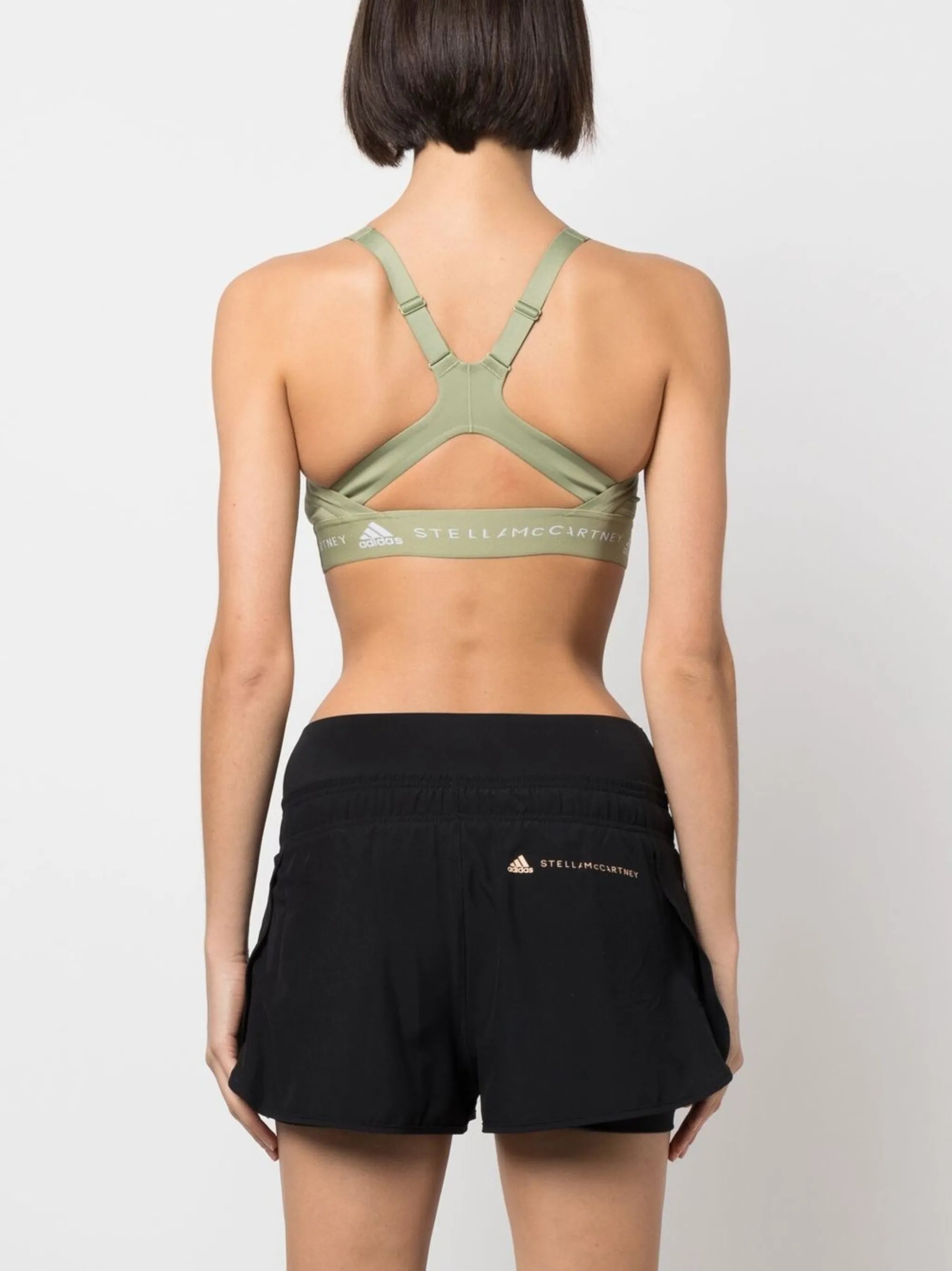 logo-band sports bra
