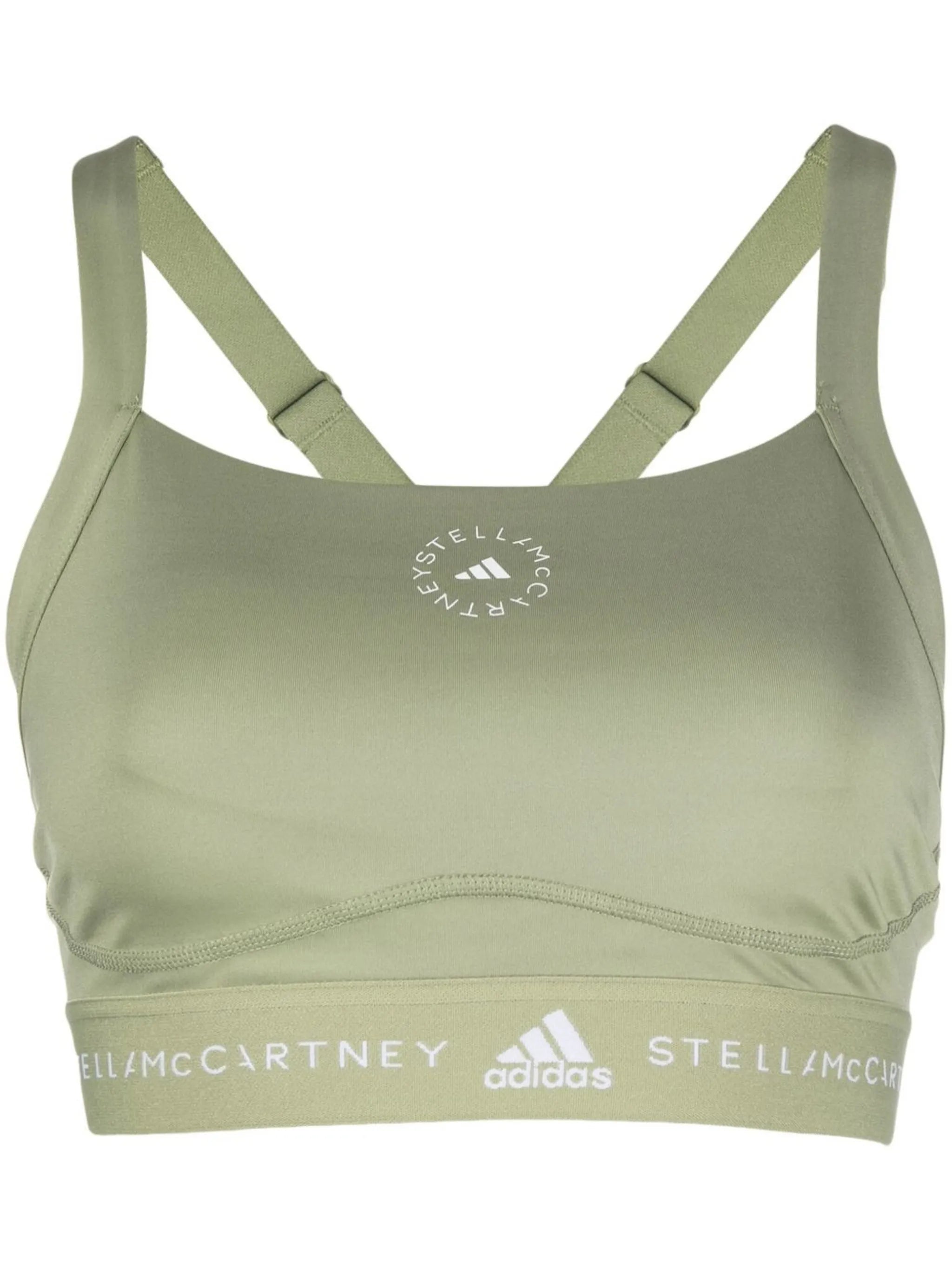 logo-band sports bra
