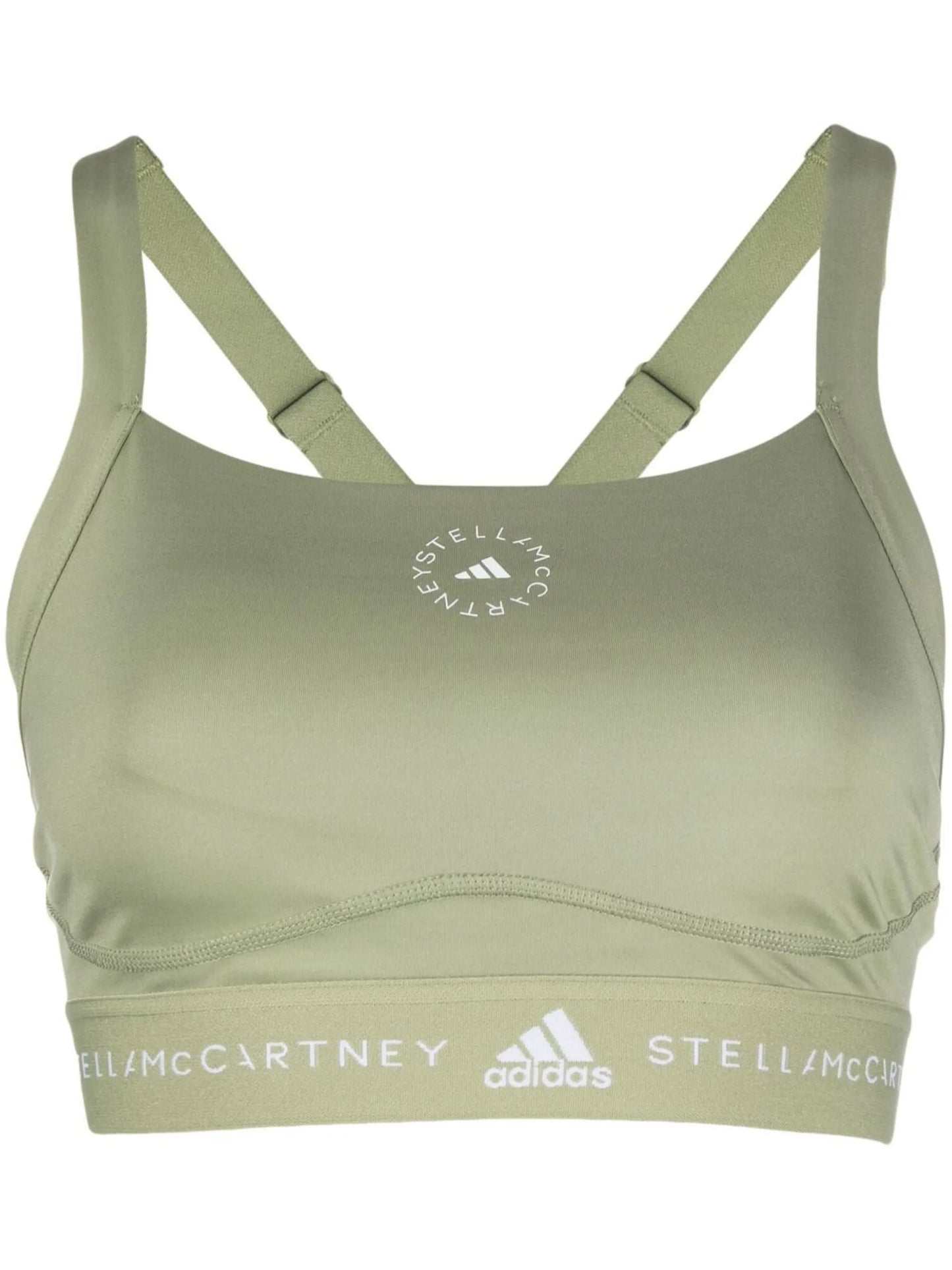 logo-band sports bra