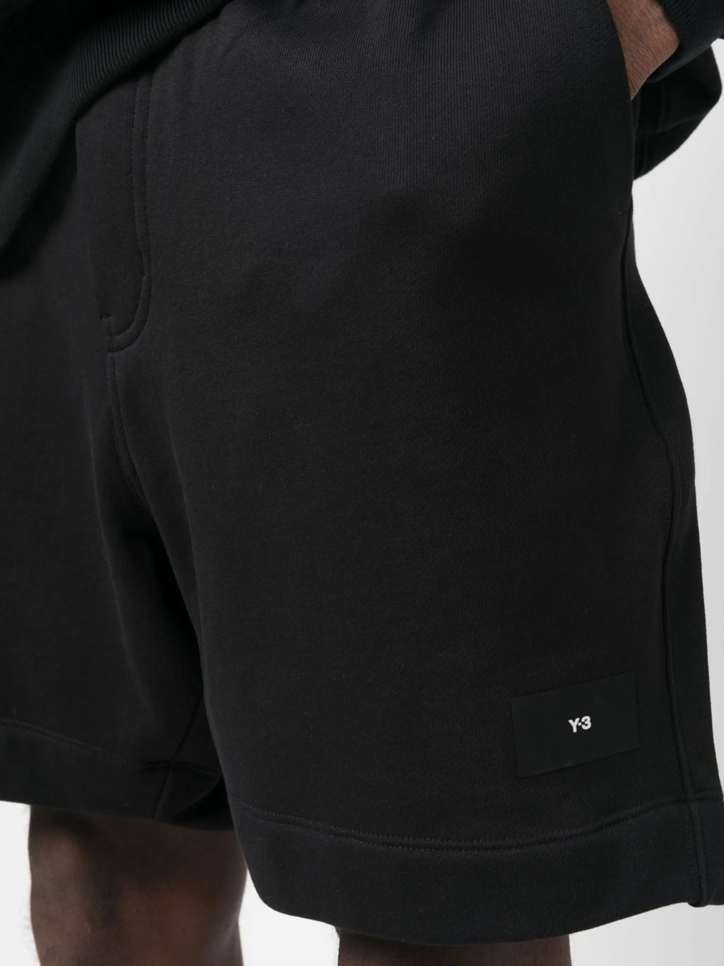 logo-print track shorts