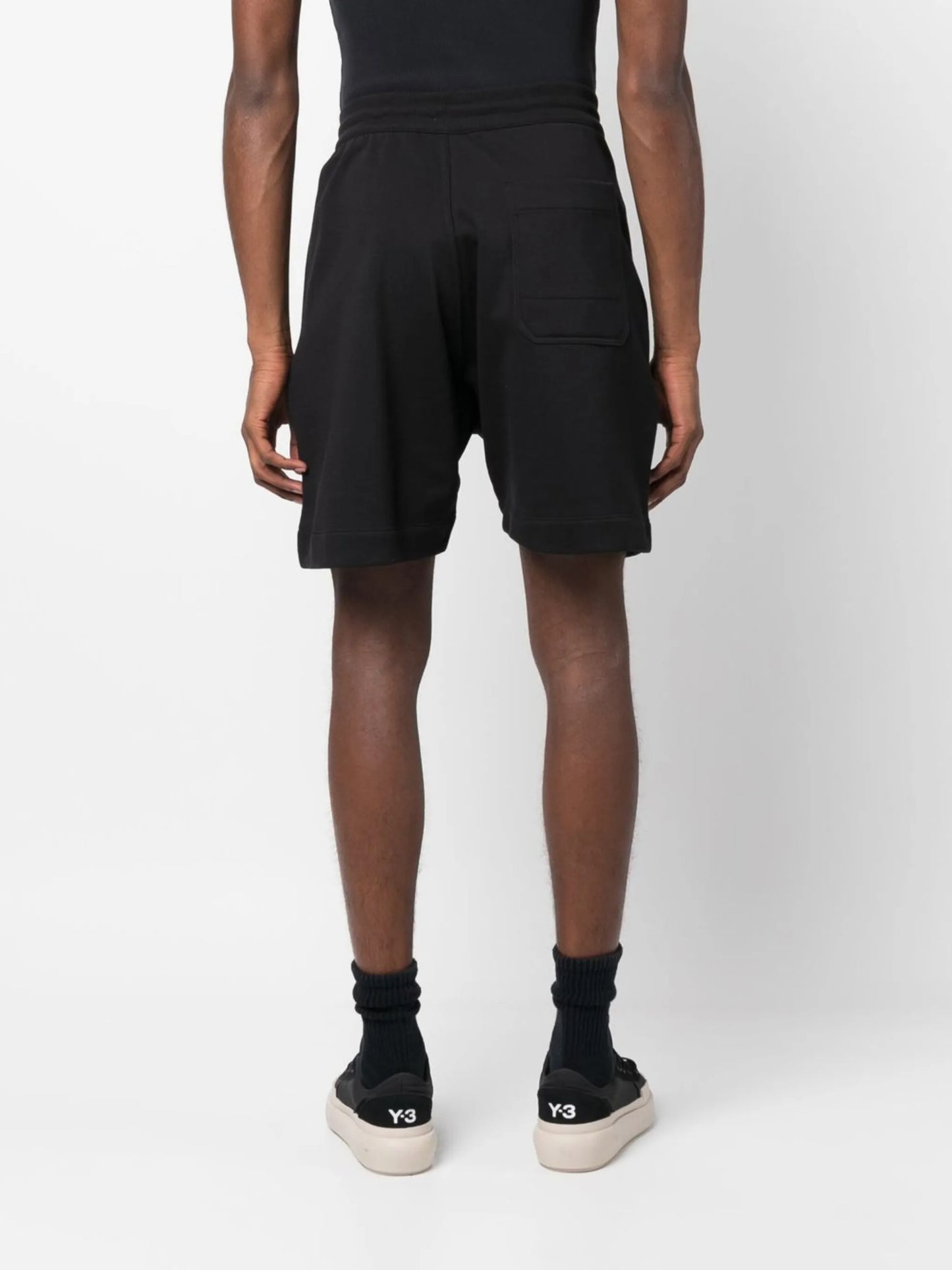 logo-print track shorts