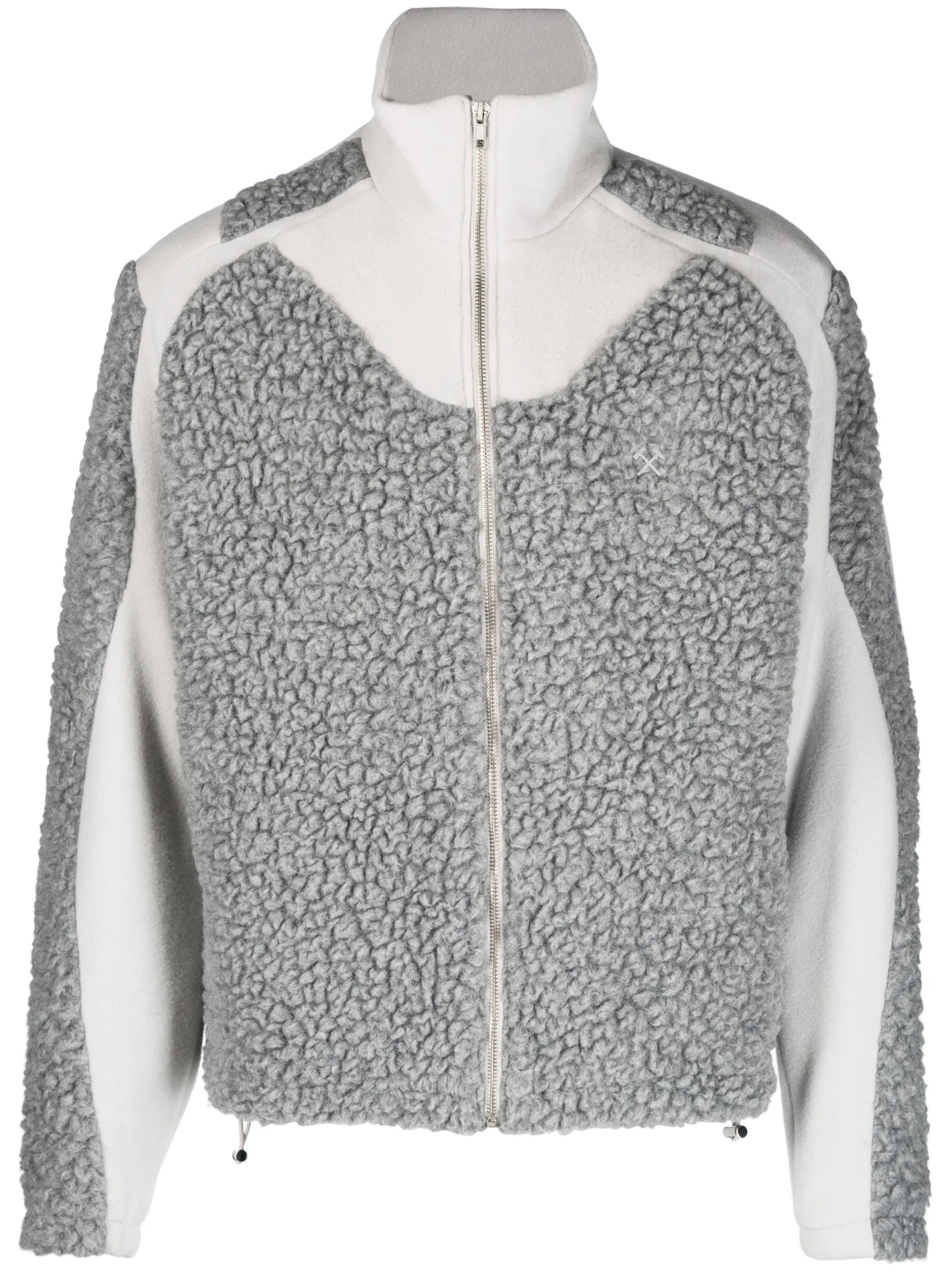 two-tone fleece jacket