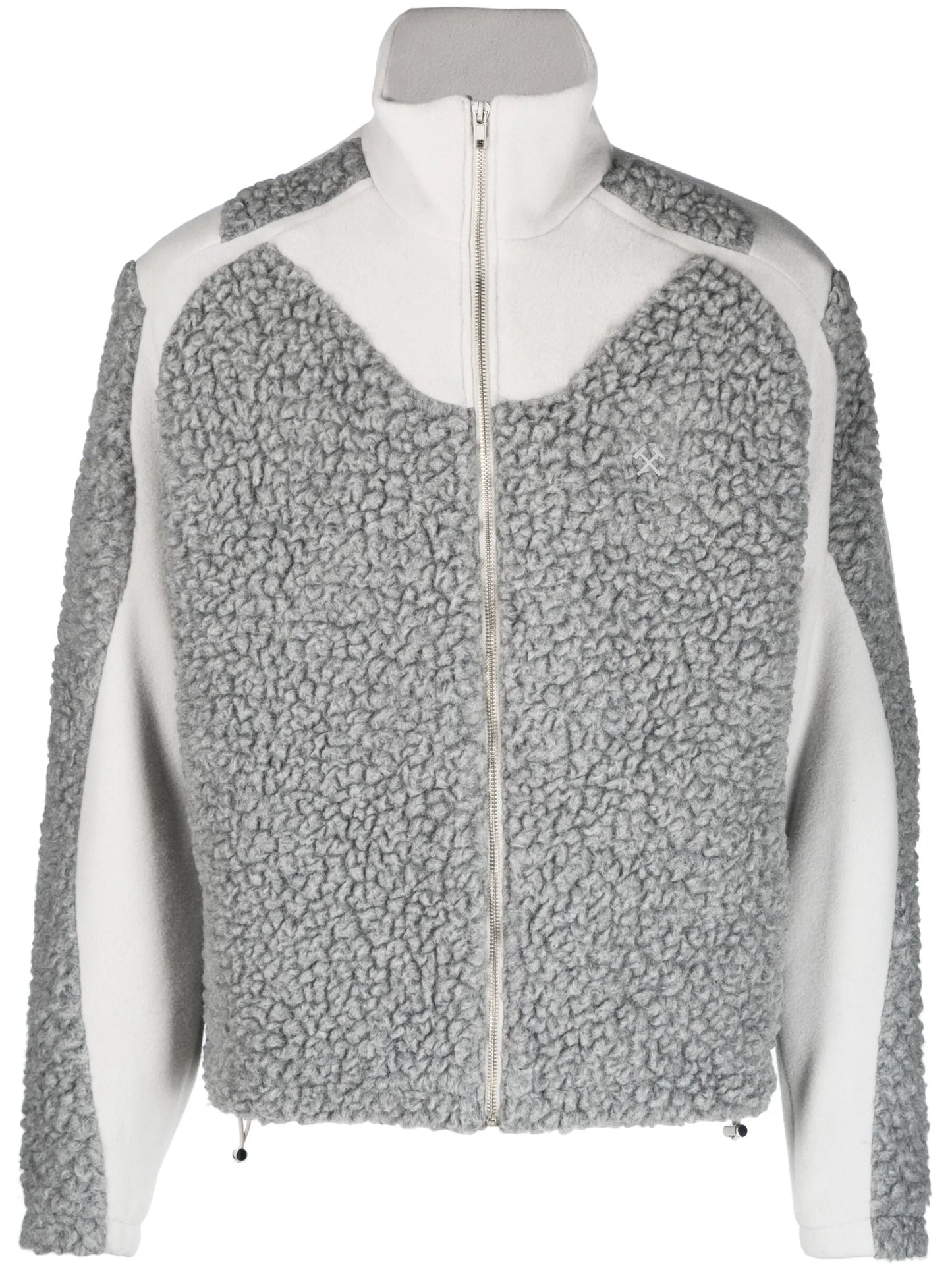 two-tone fleece jacket