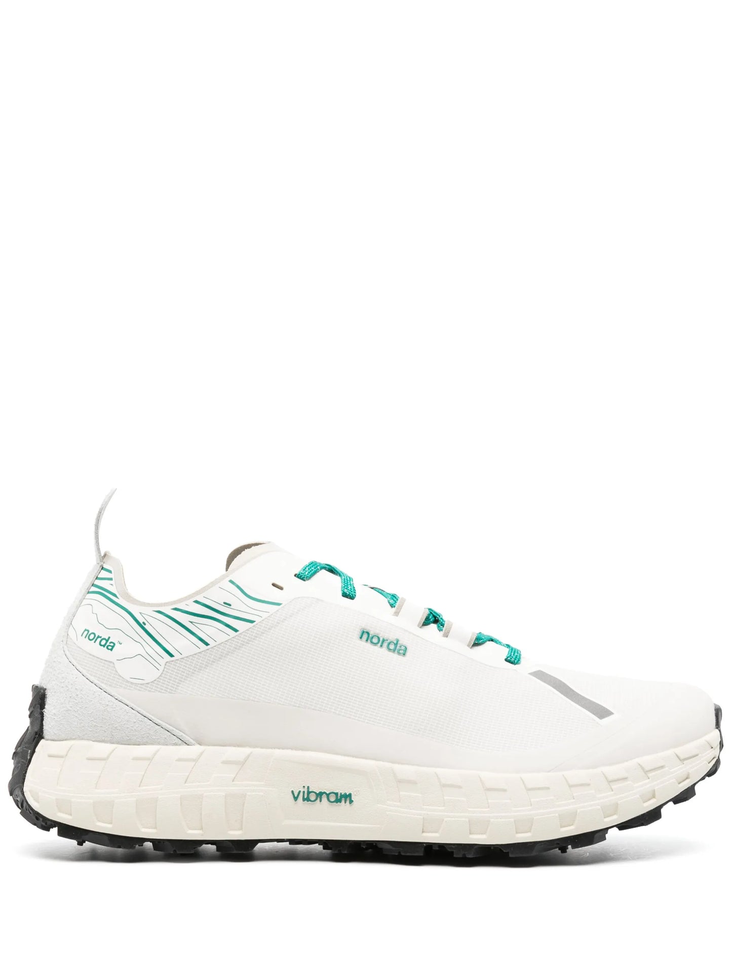 001 Retro low-top running sneakers