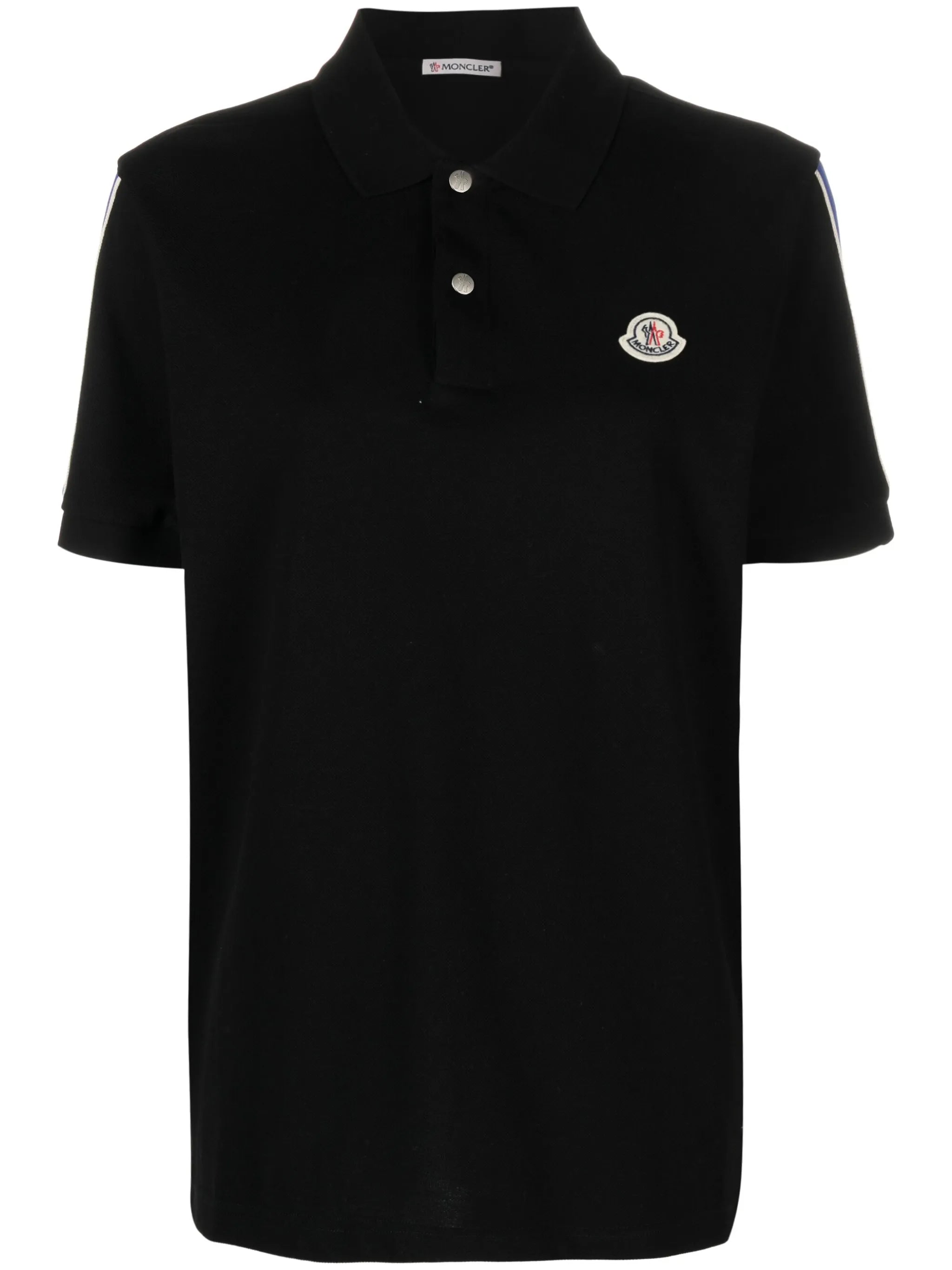 logo-patch cotton polo shirt