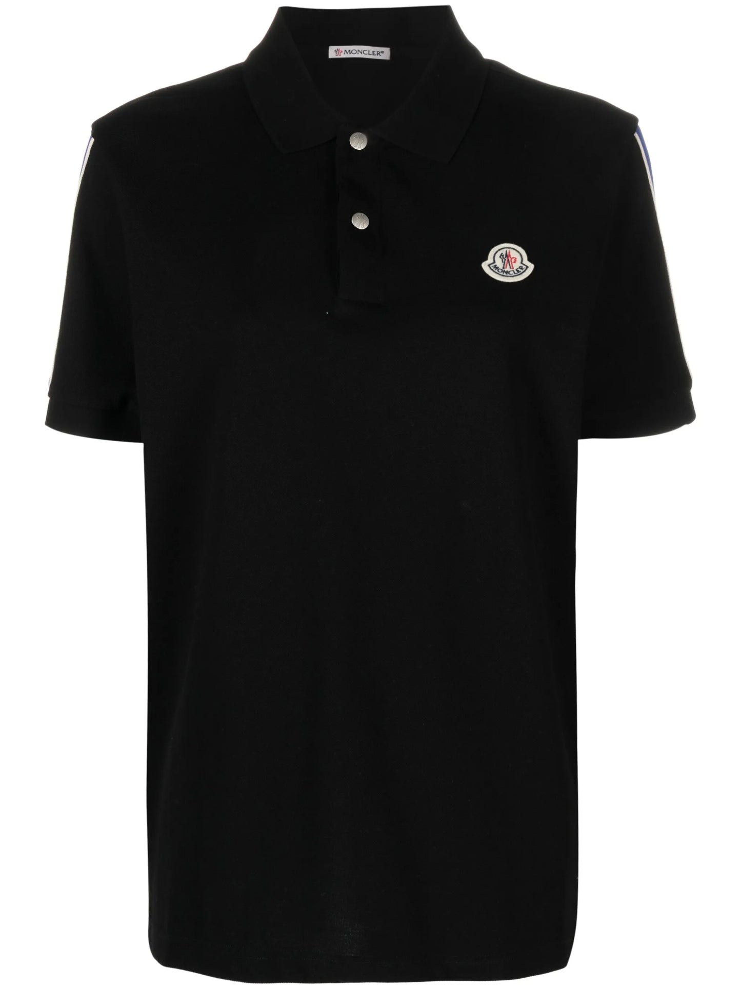 logo-patch cotton polo shirt