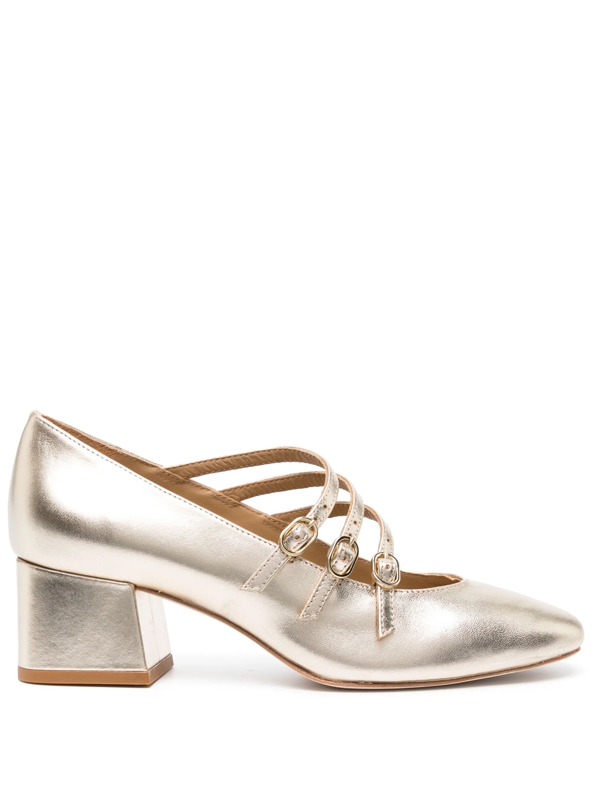 Mimi 50mm leather pumps