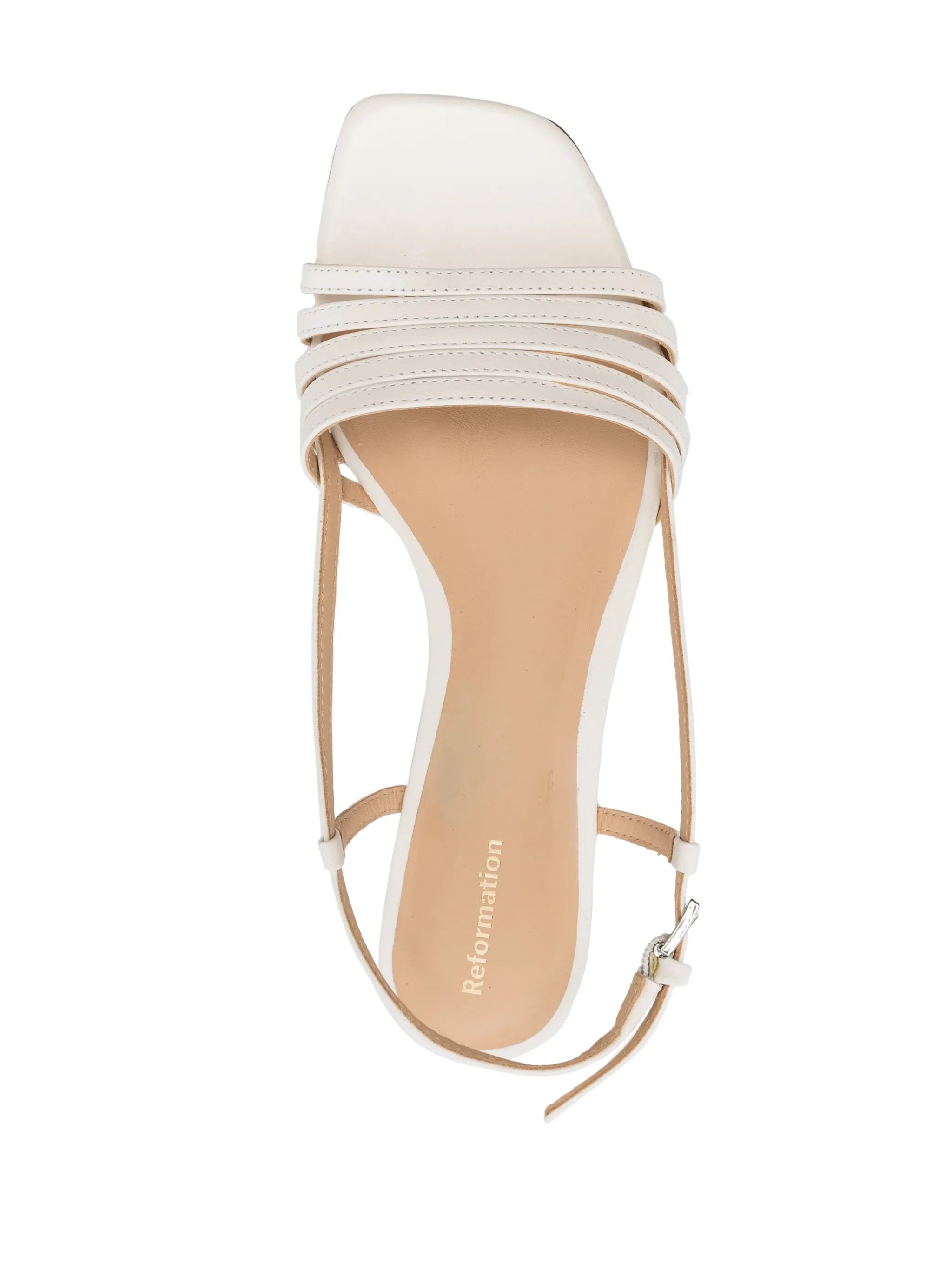 Millie lattice leather sandals
