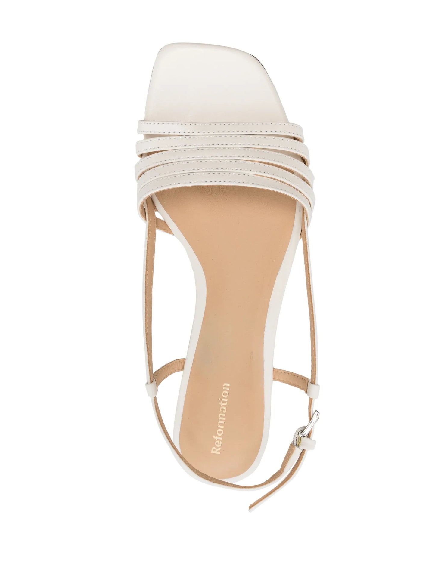 Millie lattice leather sandals