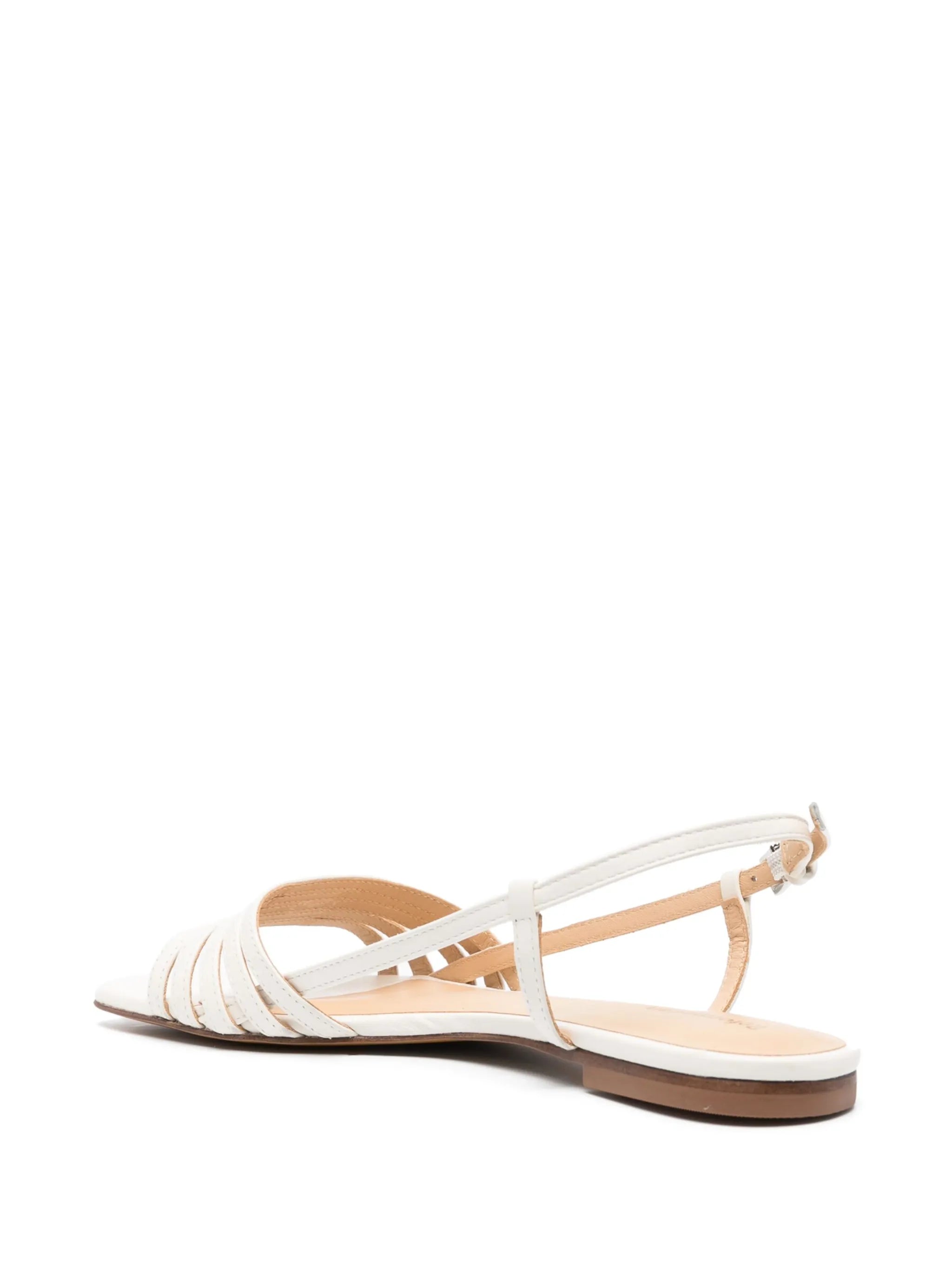 Millie lattice leather sandals