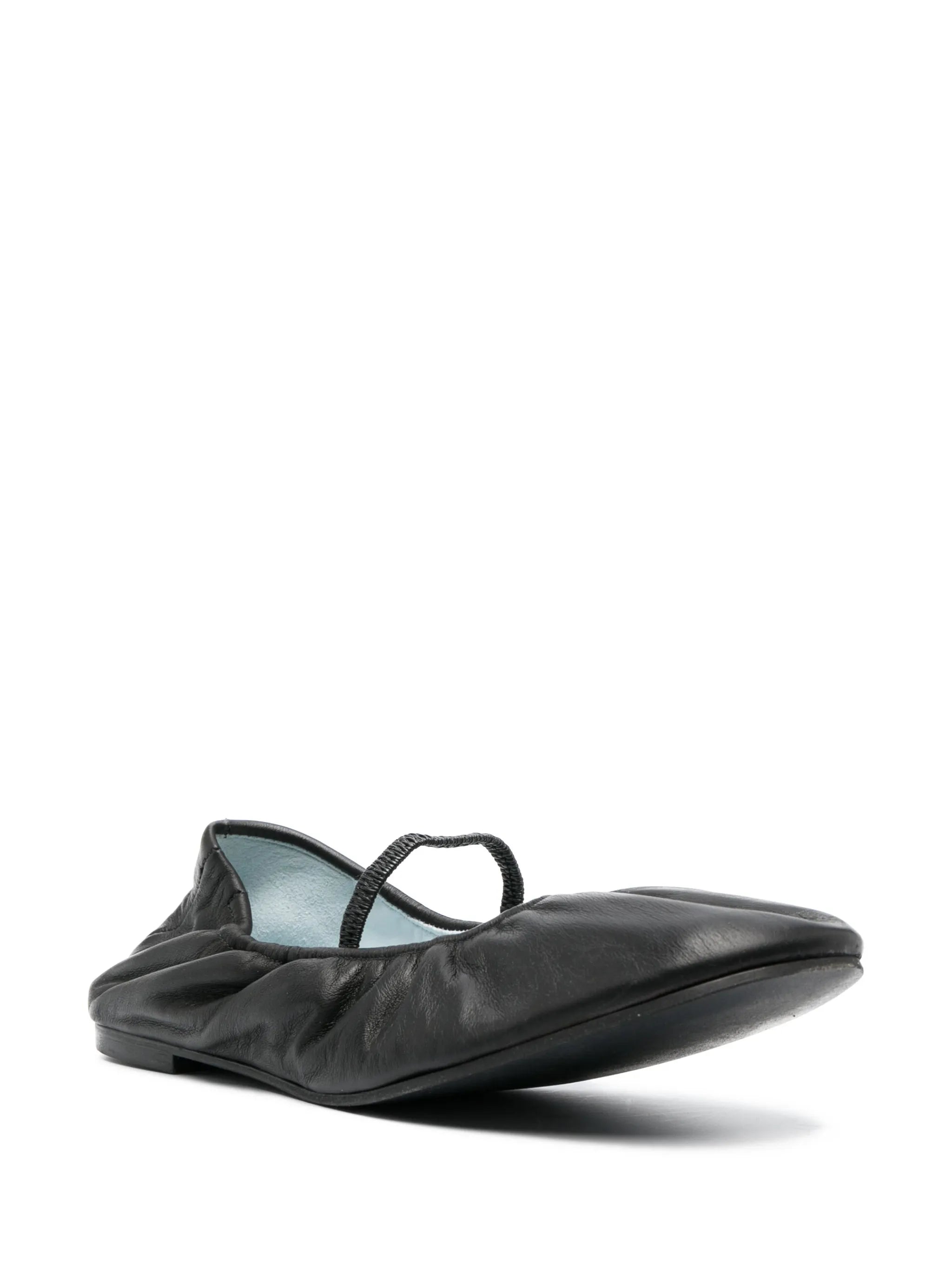 Buffy round-toe ballerinas