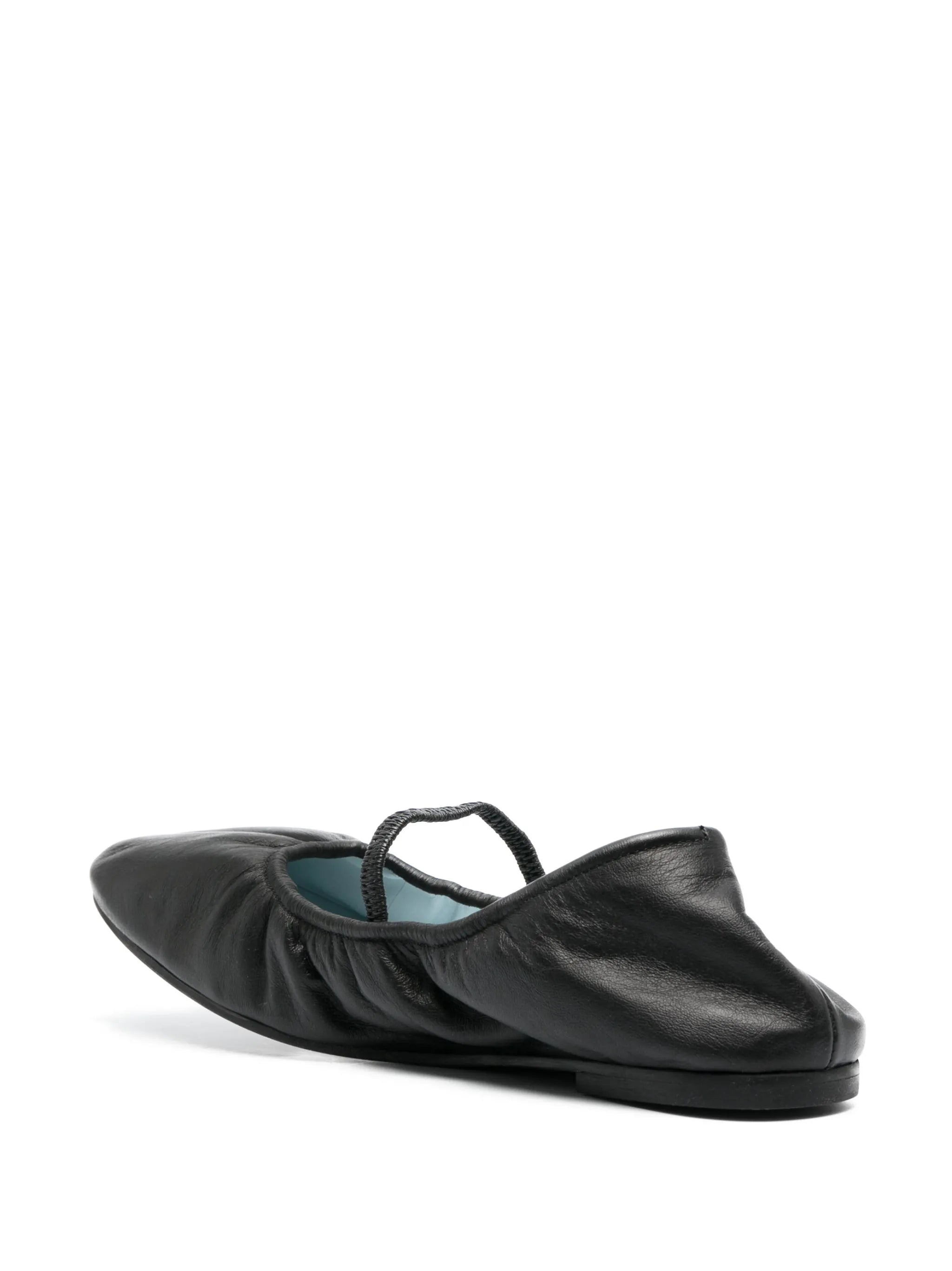 Buffy round-toe ballerinas