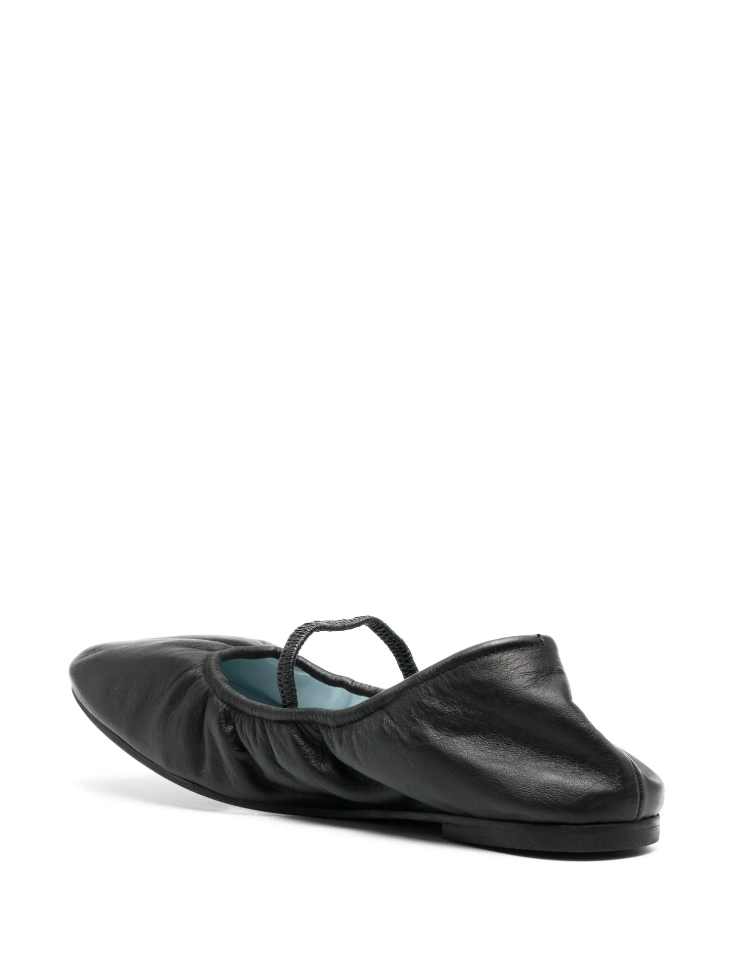 Buffy round-toe ballerinas