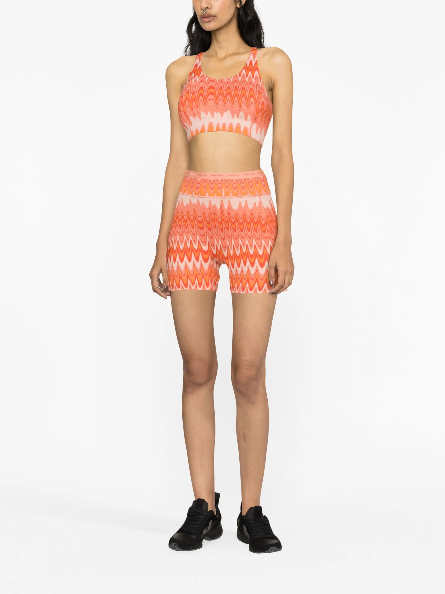Thrive 5" printed running shorts