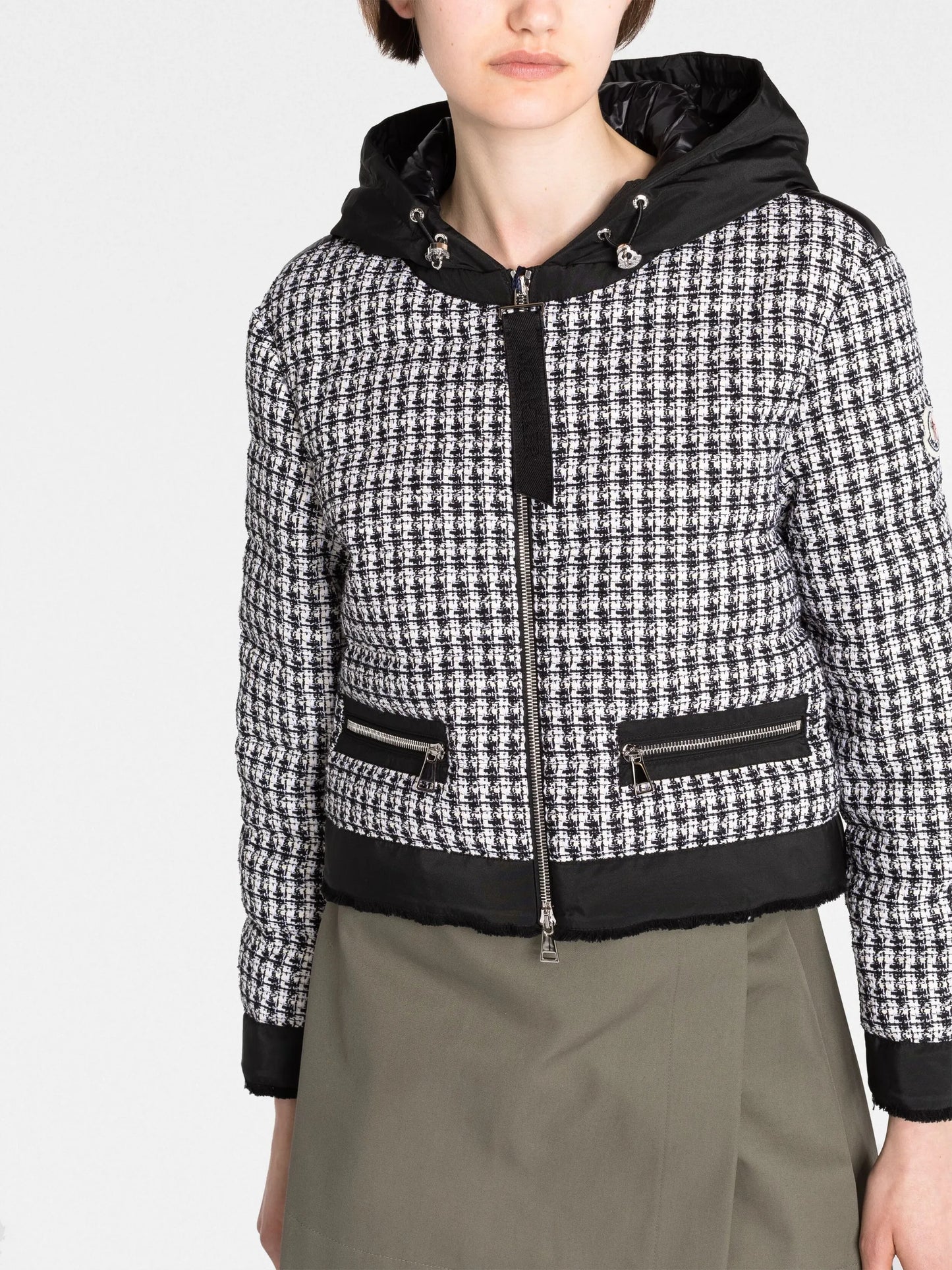 Remonay tweed puffer jacket