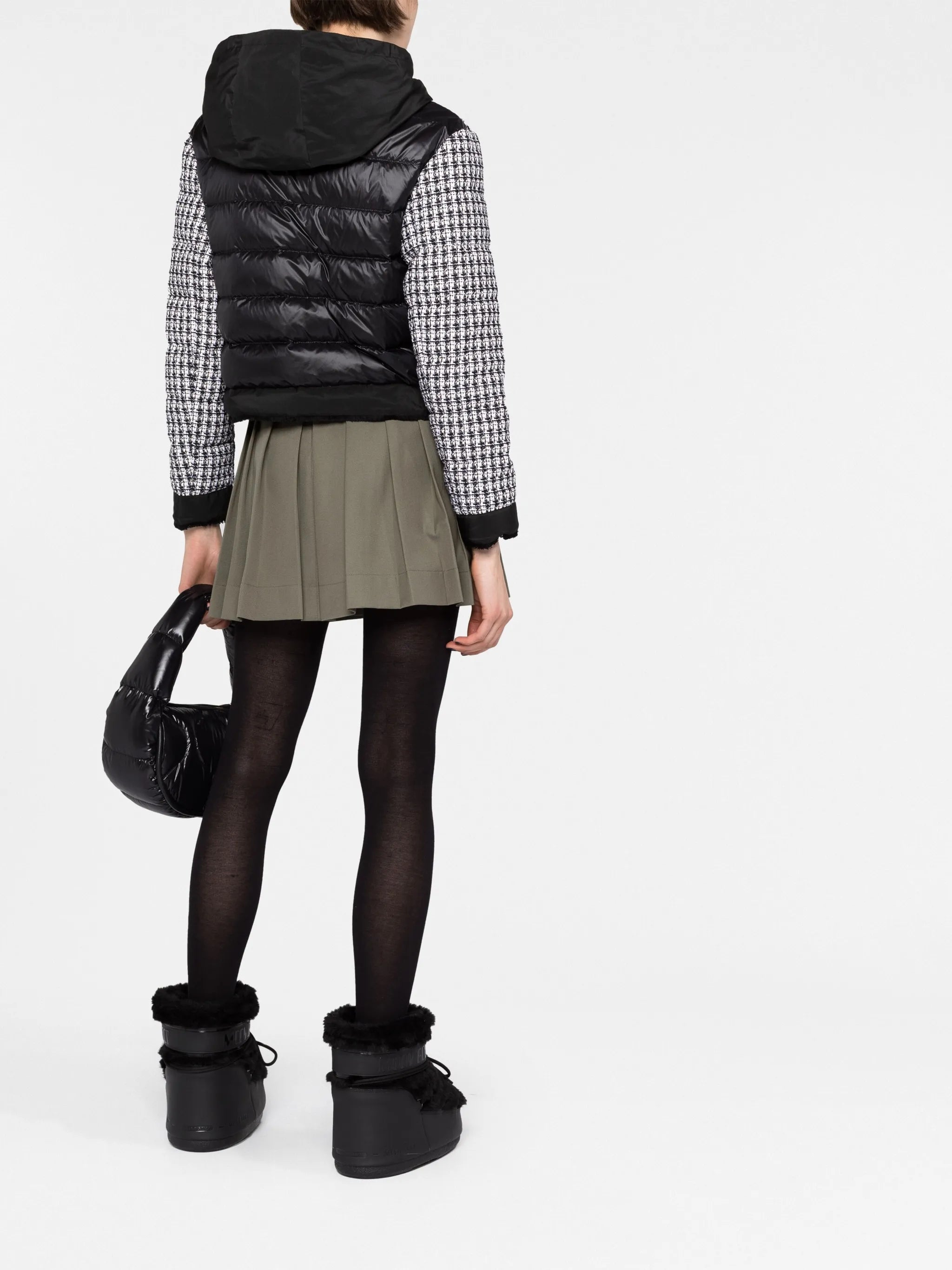 Remonay tweed puffer jacket