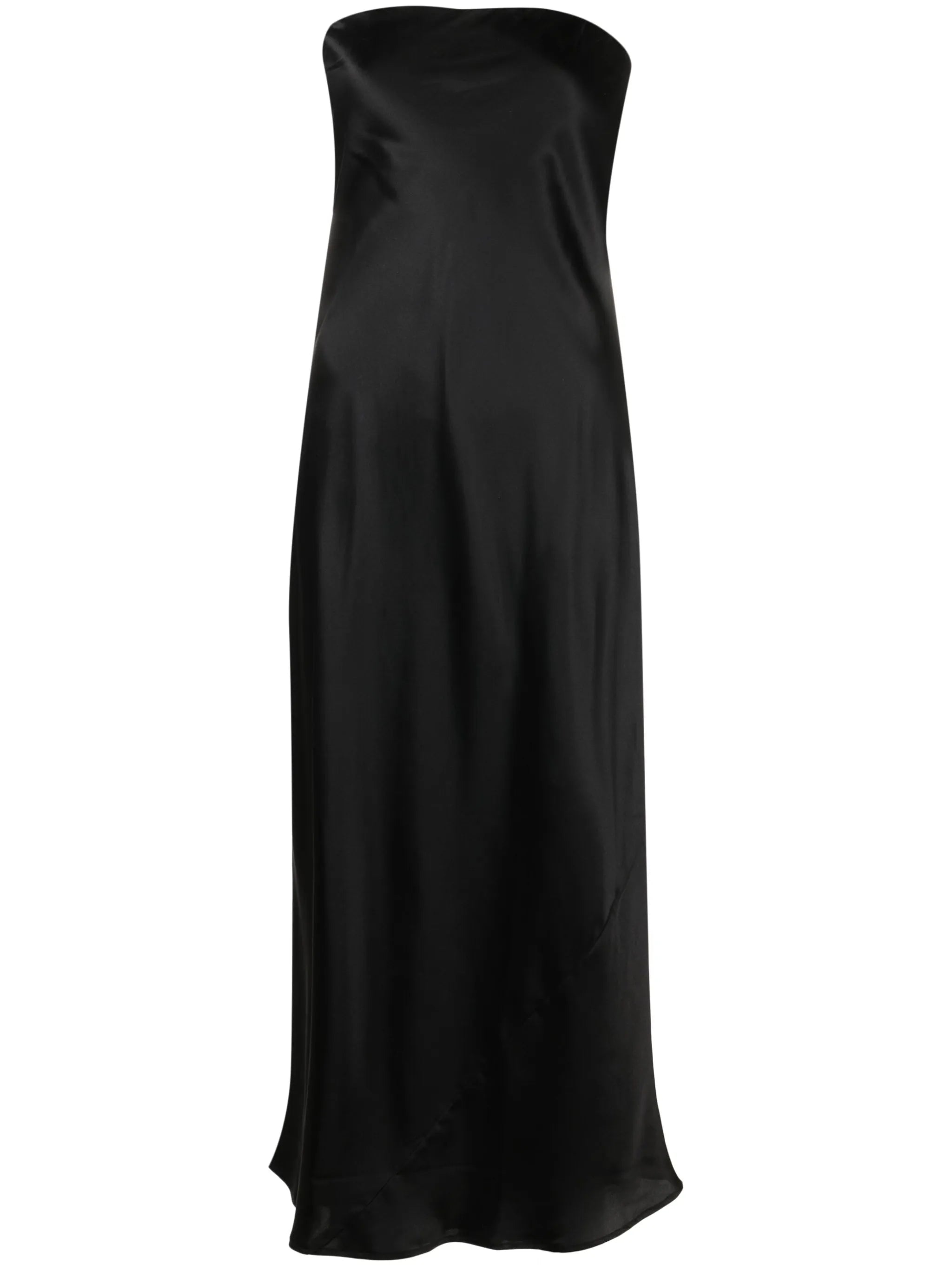 Joanna off-shoulder silk dress