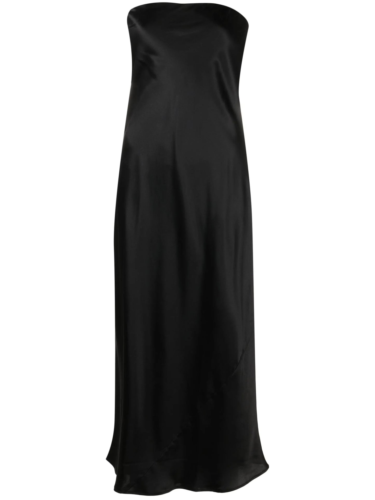 Joanna off-shoulder silk dress