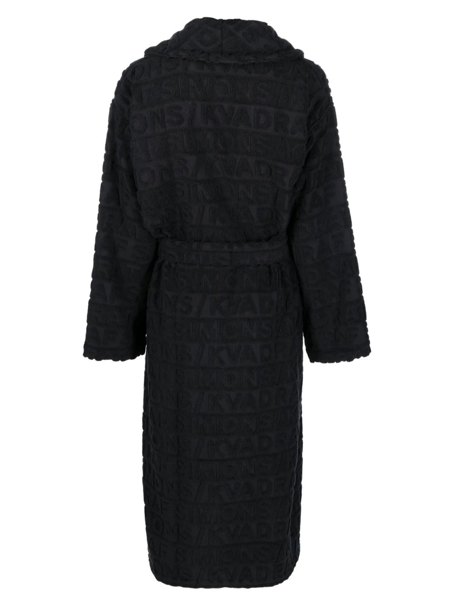 x Raf embossed-logo bathrobe