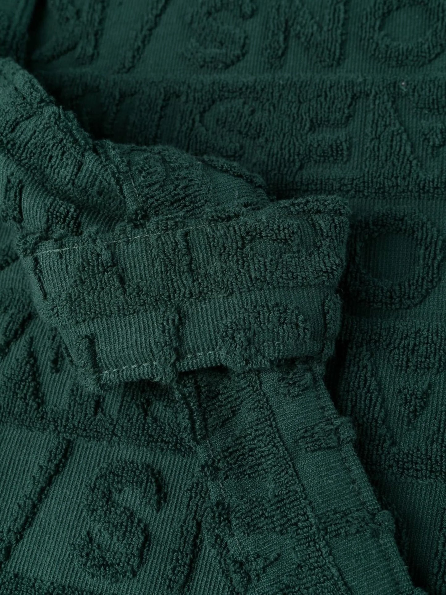 x Raf embossed-logo bathrobe