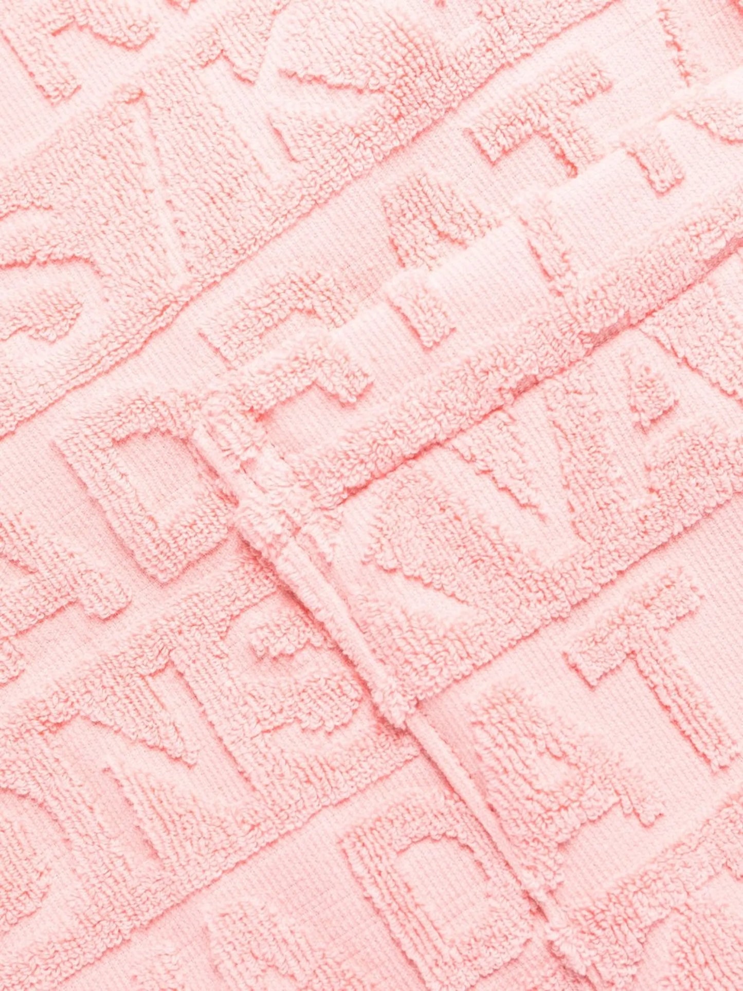 x Raf embossed-logo bathrobe