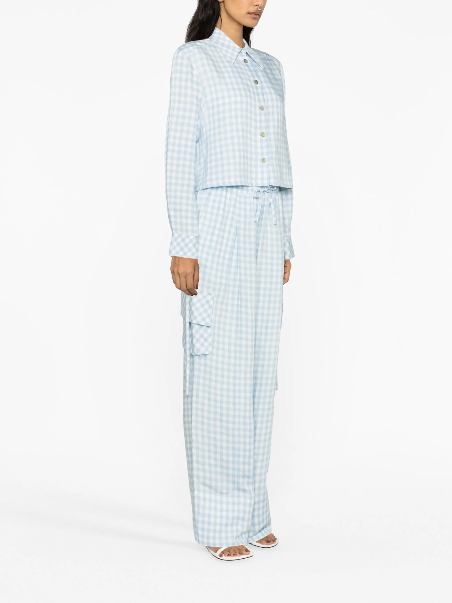 Safari linen-blend shirt